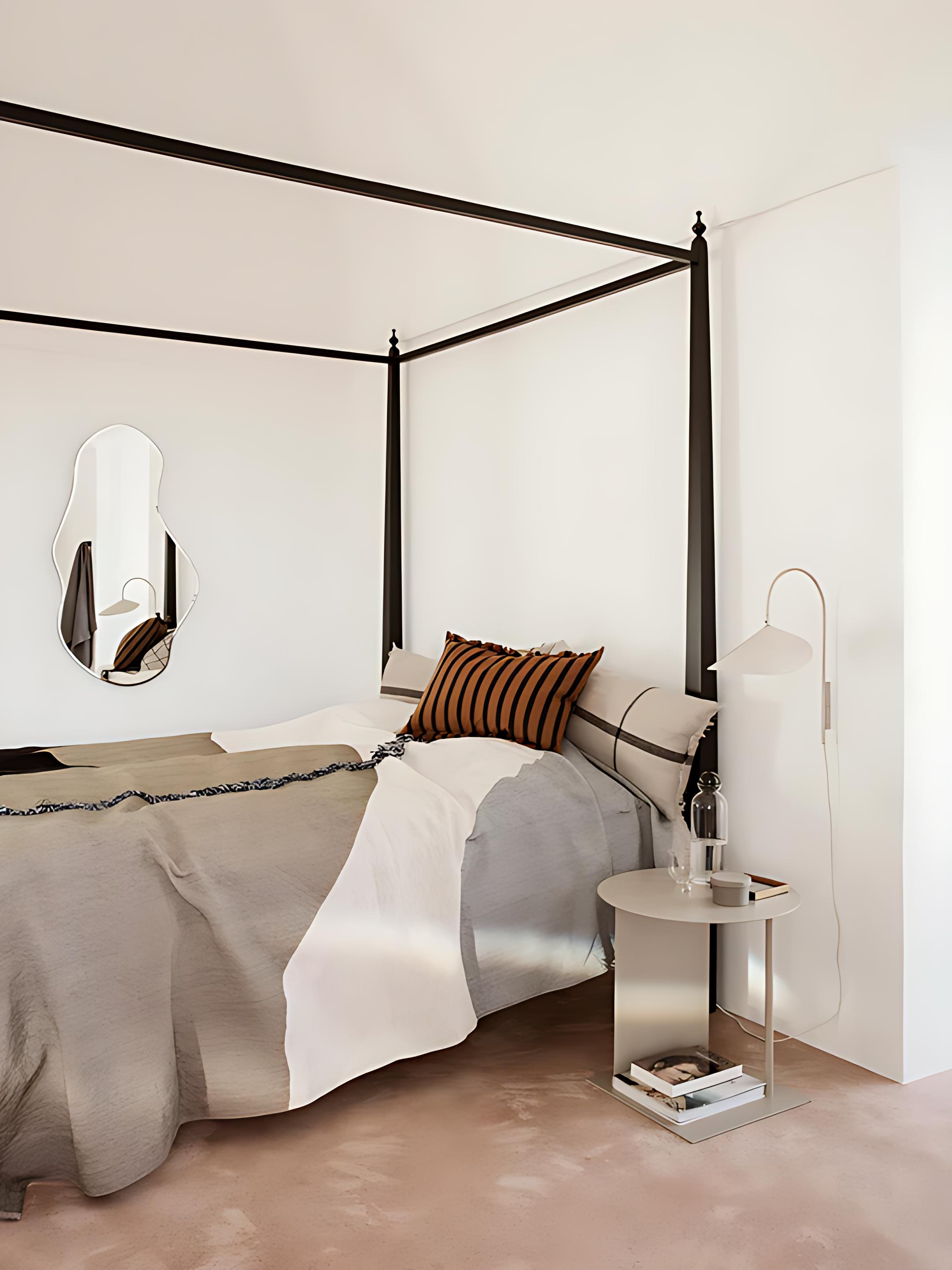 VISTA bedspread brown with beige