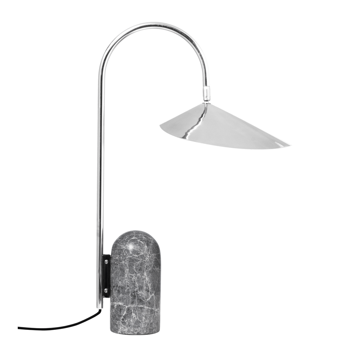 Lampa stołowa ARUM stal polerowana – ferm LIVING