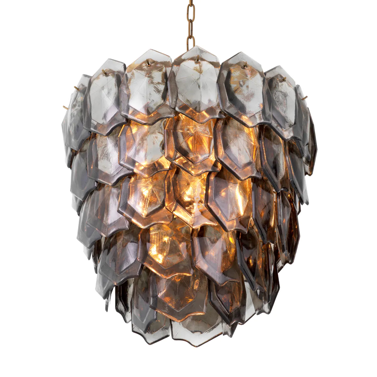 ELIAS chandelier smoked glass