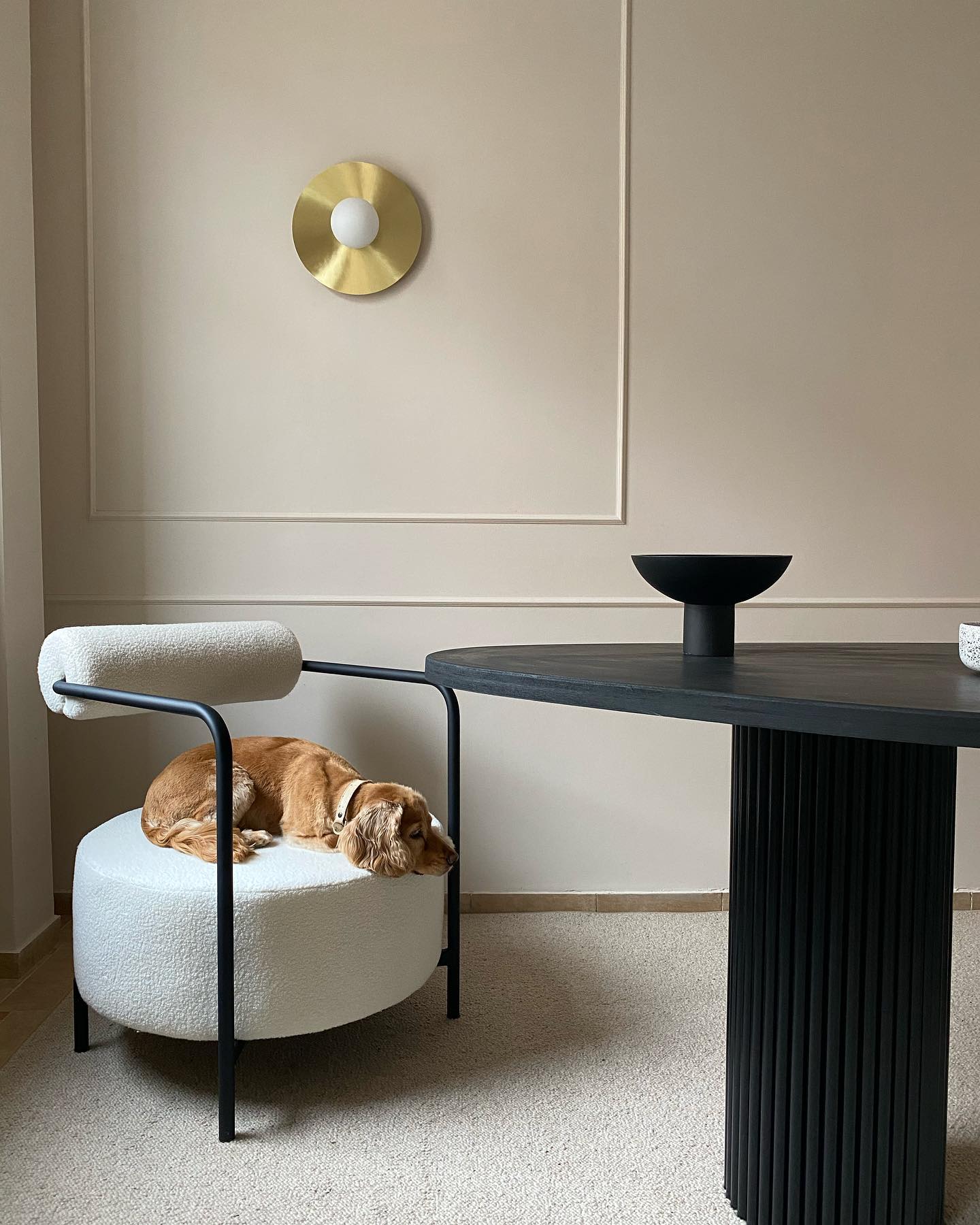 Saffron gepolsterter Sessel