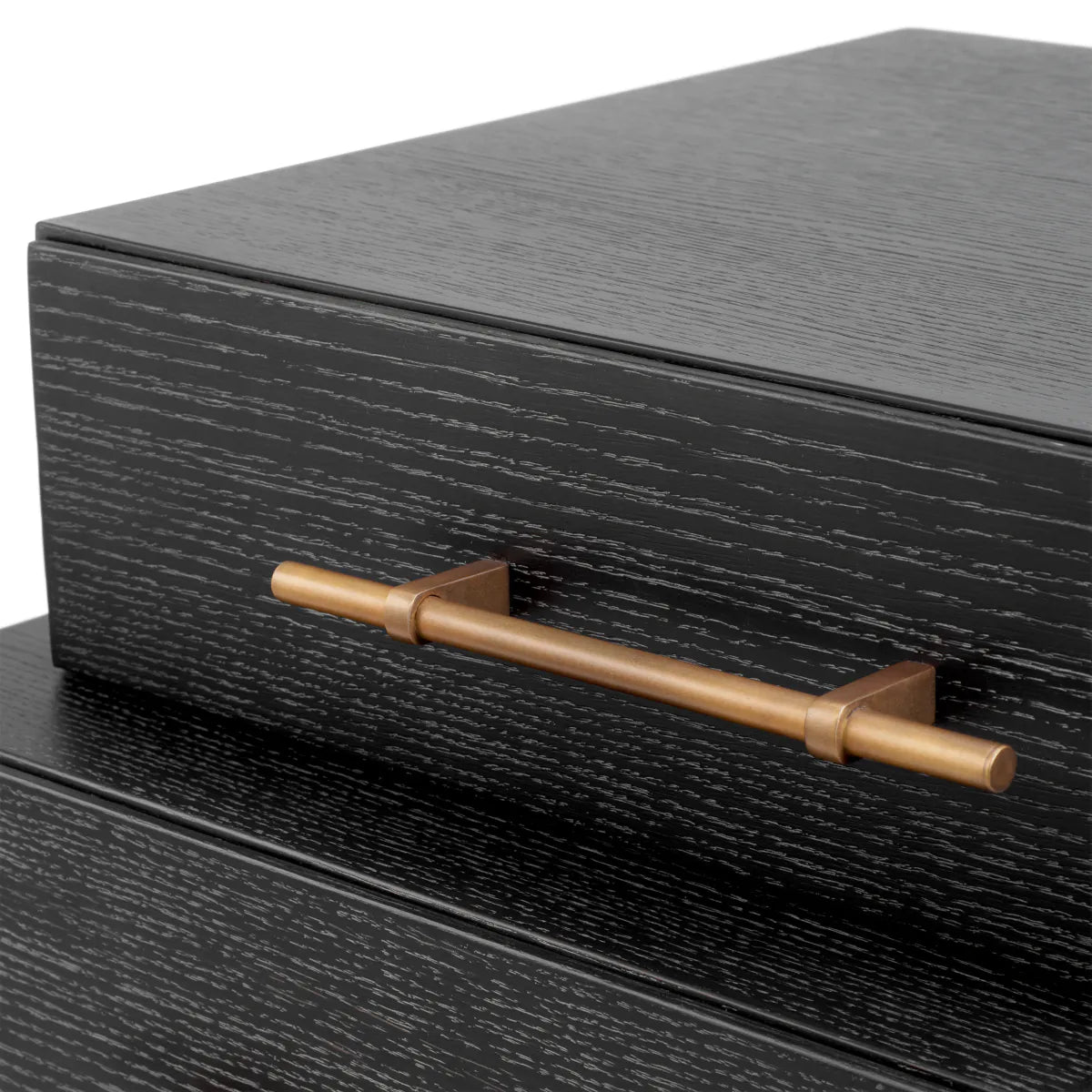 Nachttisch EVENDALE schwarzer Eichenfurnier