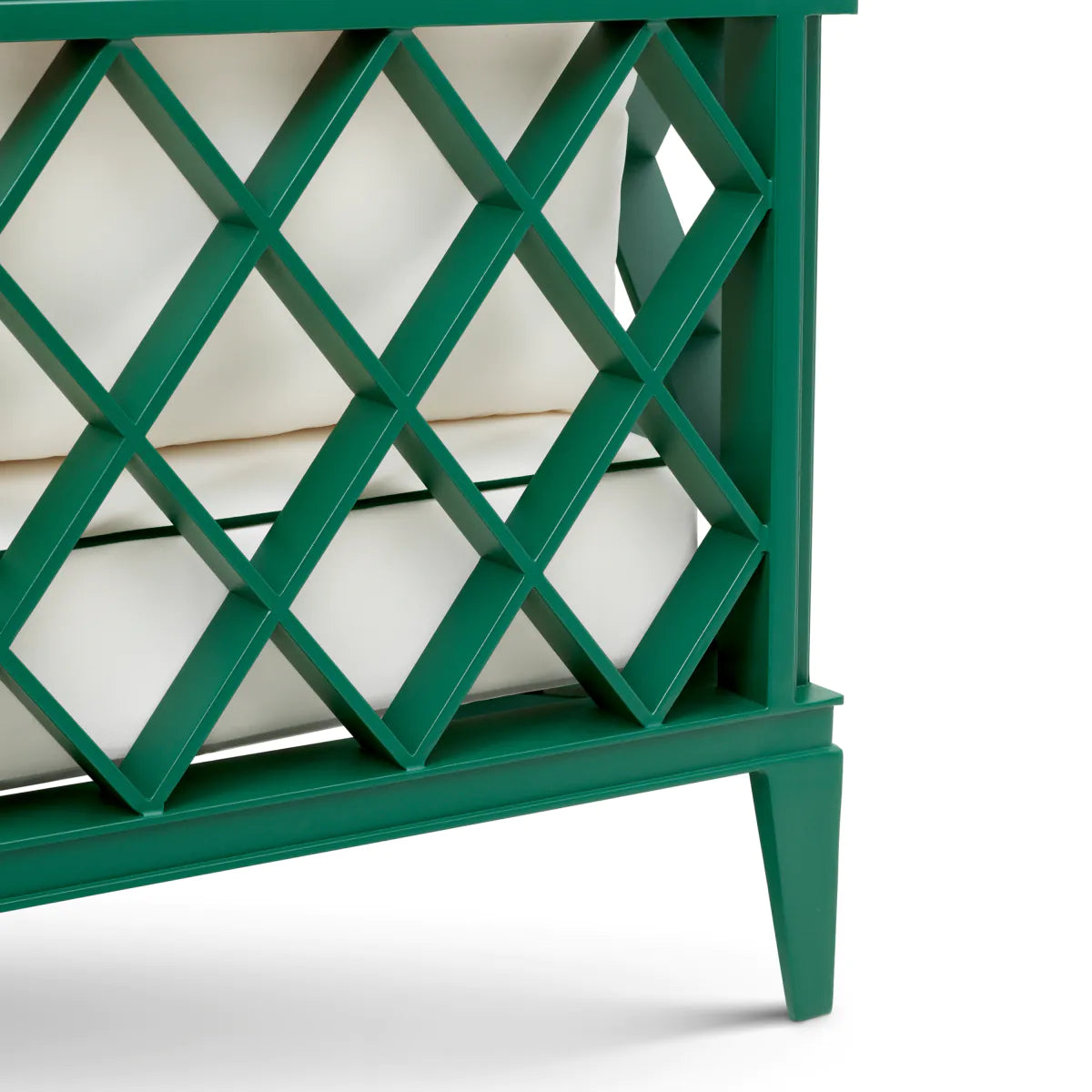 2-seater outdoor sofa OCEAN CLUB green with broken white