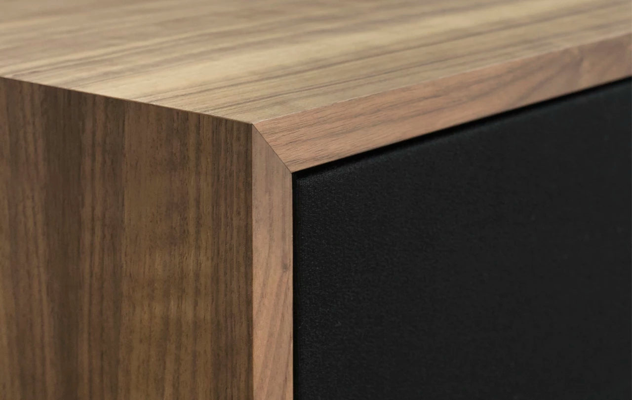 Szafka RTV GŁOŚNIKOWA fornir Rosanero    Eye on Design