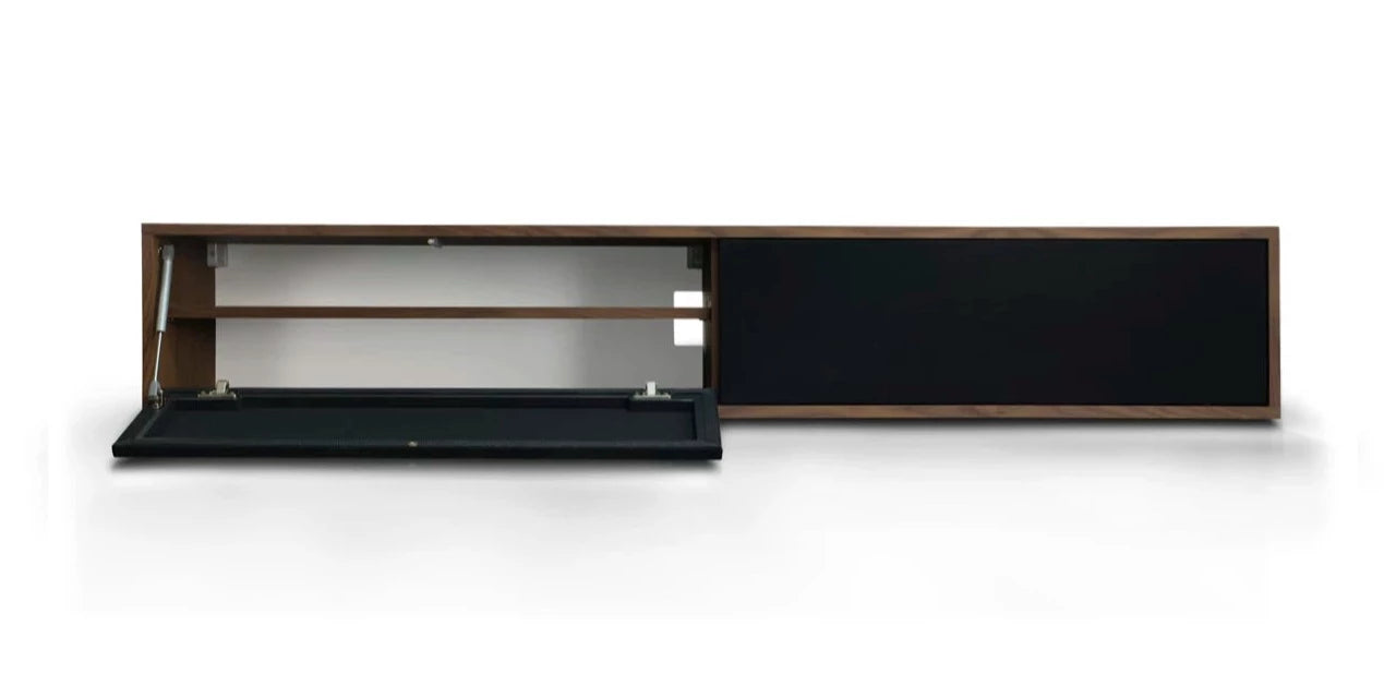 Szafka RTV GŁOŚNIKOWA fornir Rosanero    Eye on Design