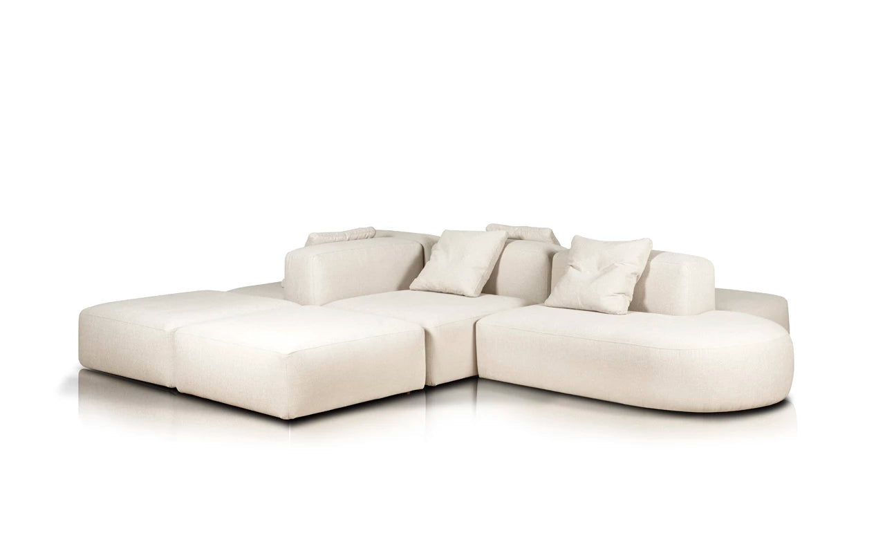 Right-sided corner sofa BABBLE customizable