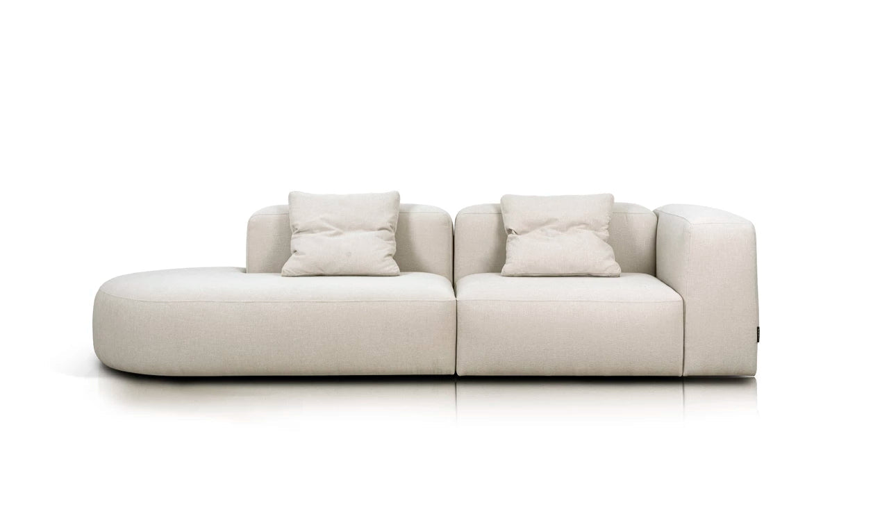 Left-sided corner sofa BABBLE customizable