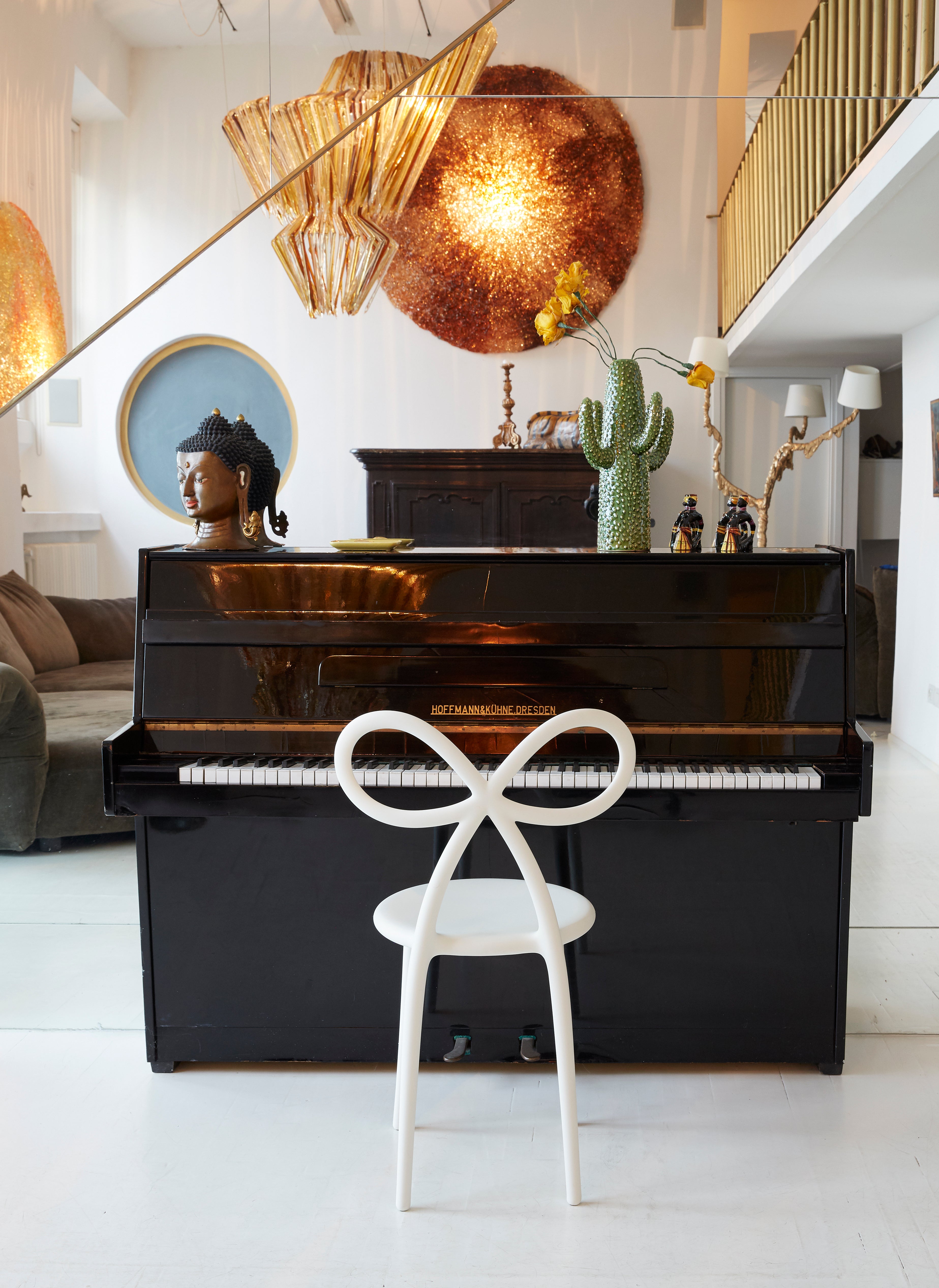 Set von RIBBON BABY Stühlen weiß