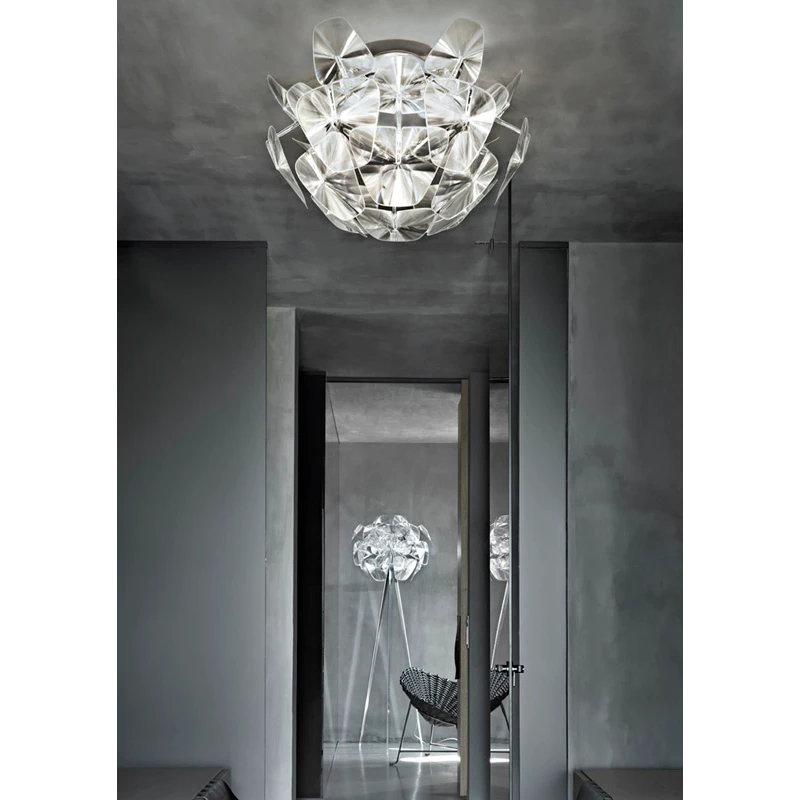 HOPE transparent tripod floor lamp