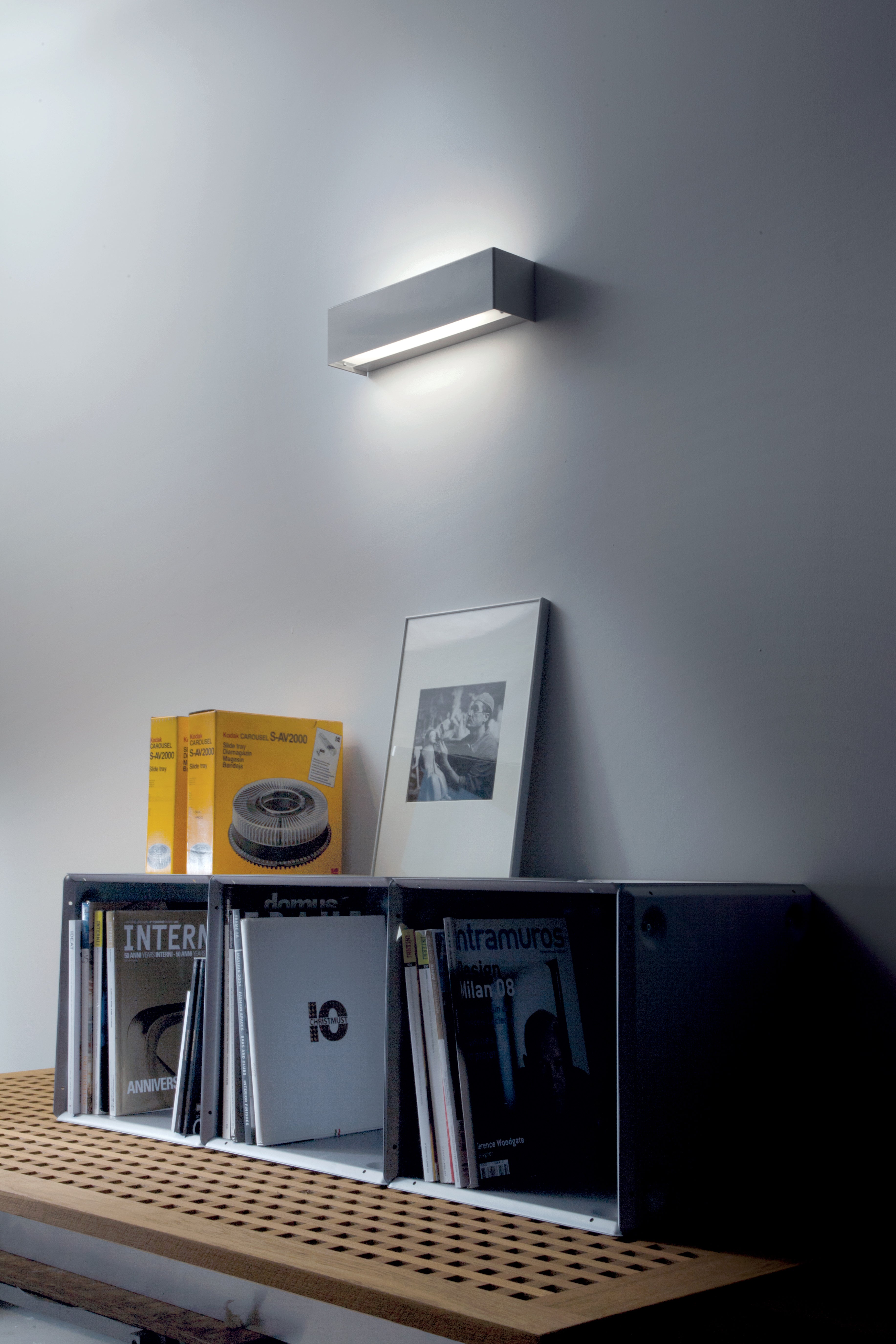 Lampa ścienna SET przecierany mosiądz