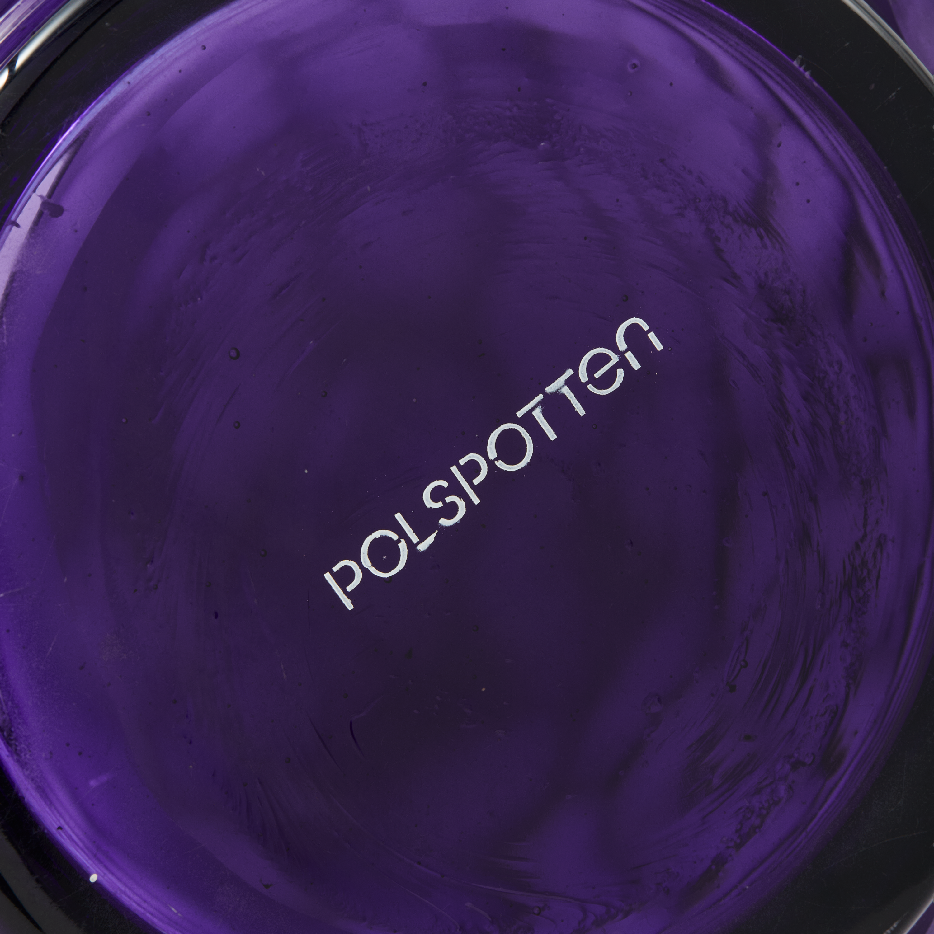 Glasvase HONEYCOMB dunkelviolett