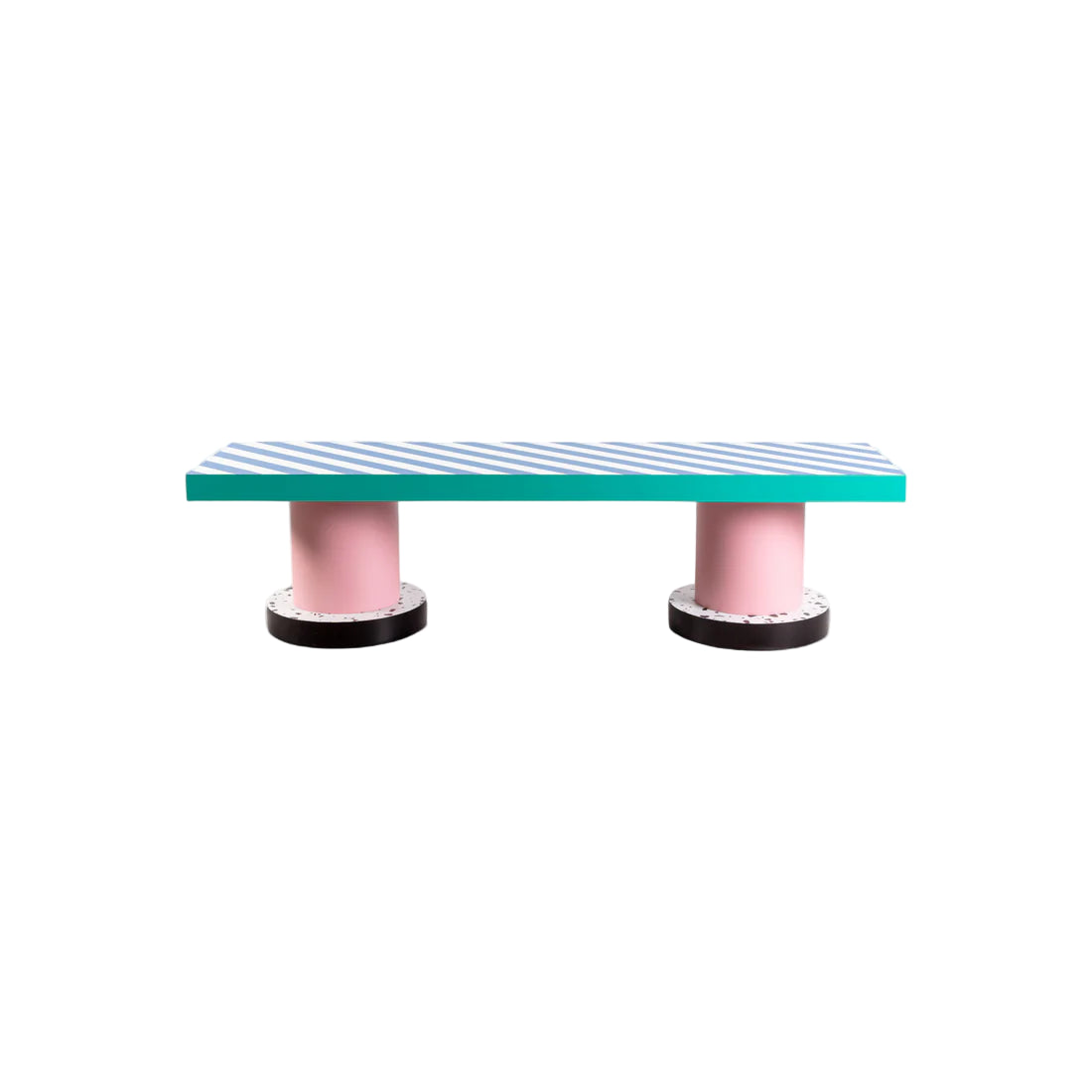 Bank SUPERBENCH BLUE STRIPES blau mit rosa