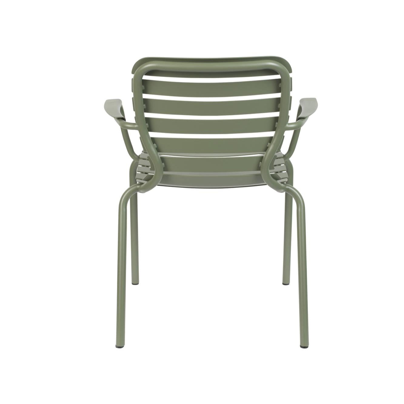 VONDEL green garden chair with armrests