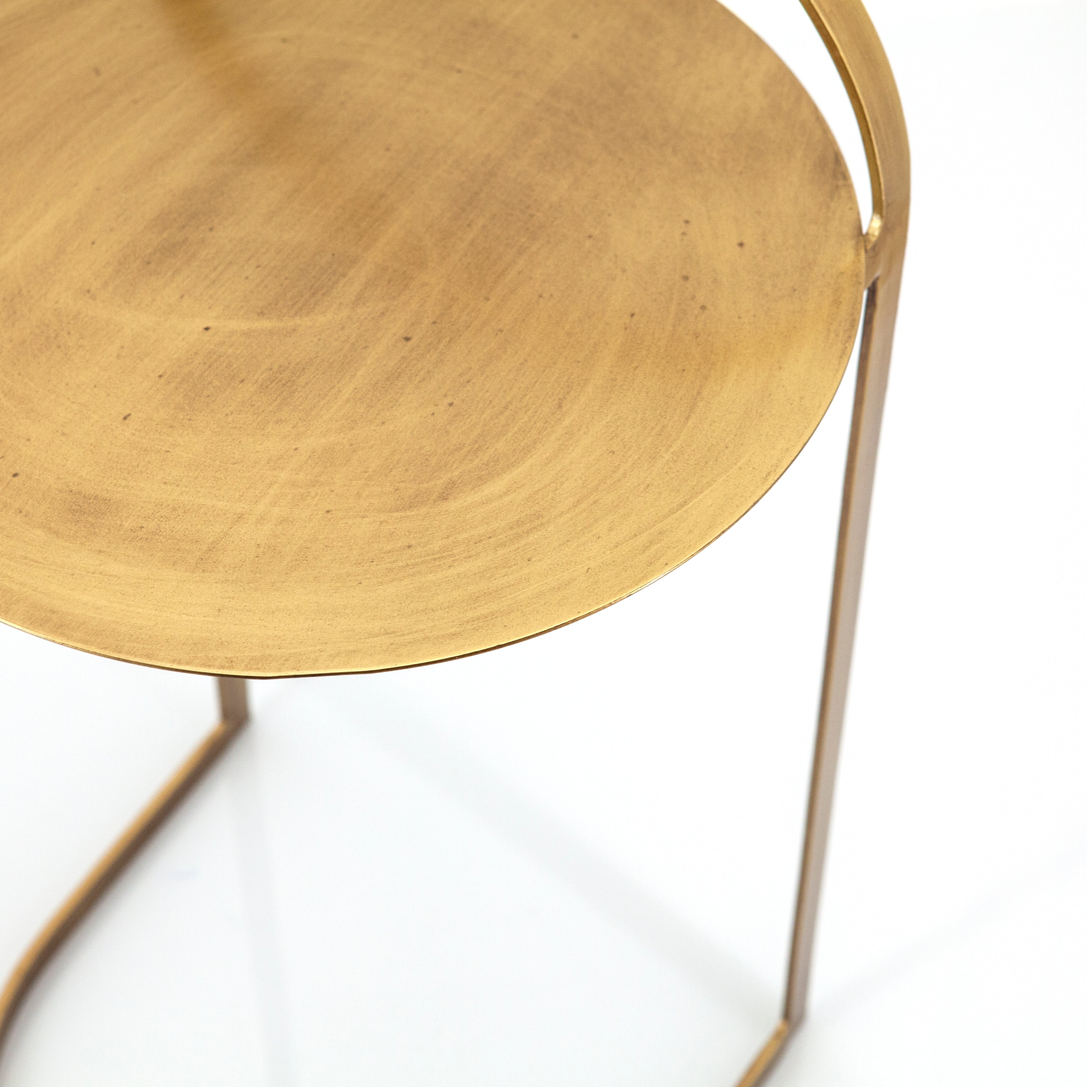 GARCON brass side table