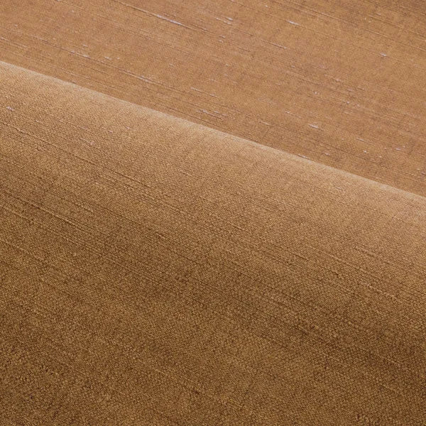 Strukturierte Tapete, die Seide imitiert SORA - AMBRE bernsteinfarben