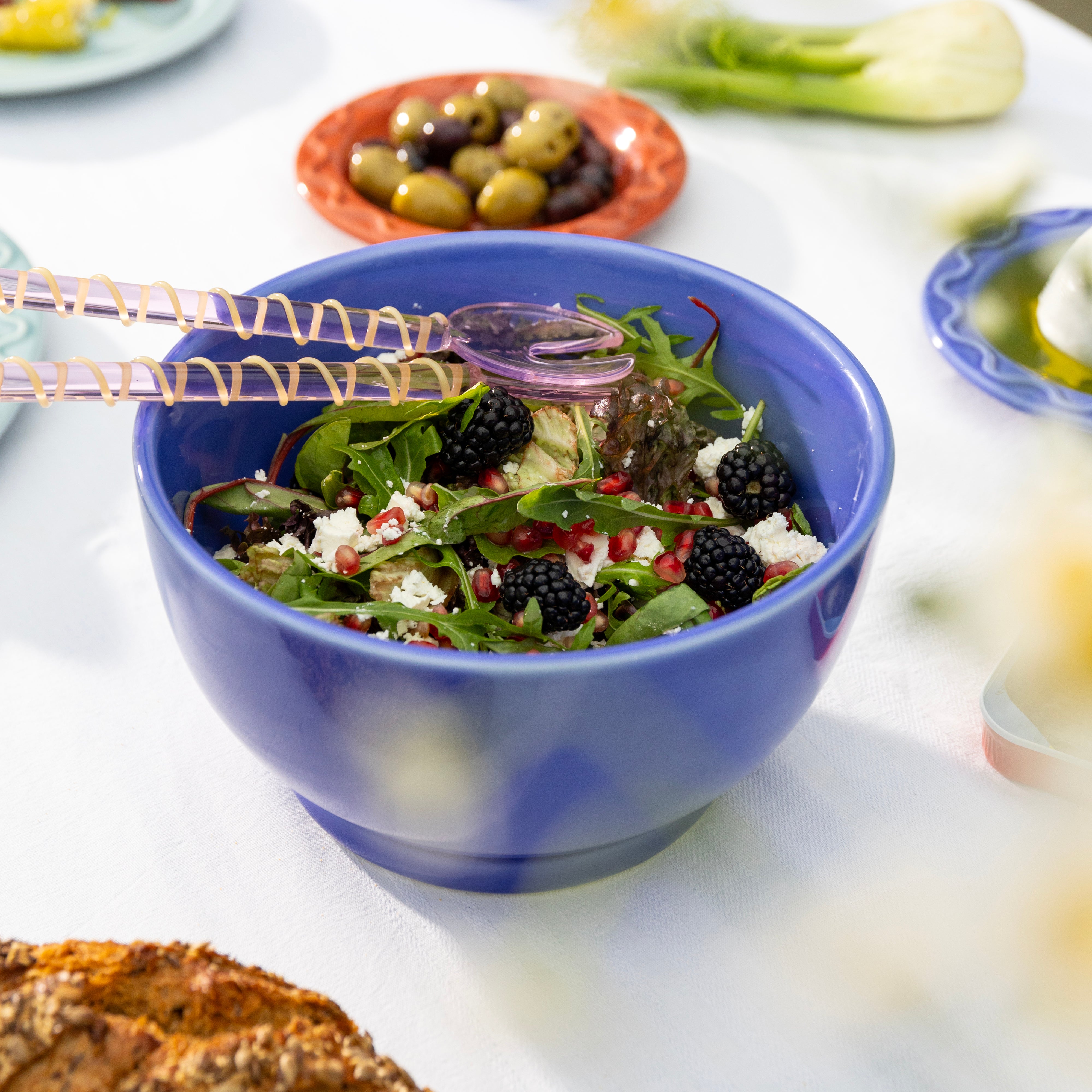 Miska MOCHI blaue Porzellan