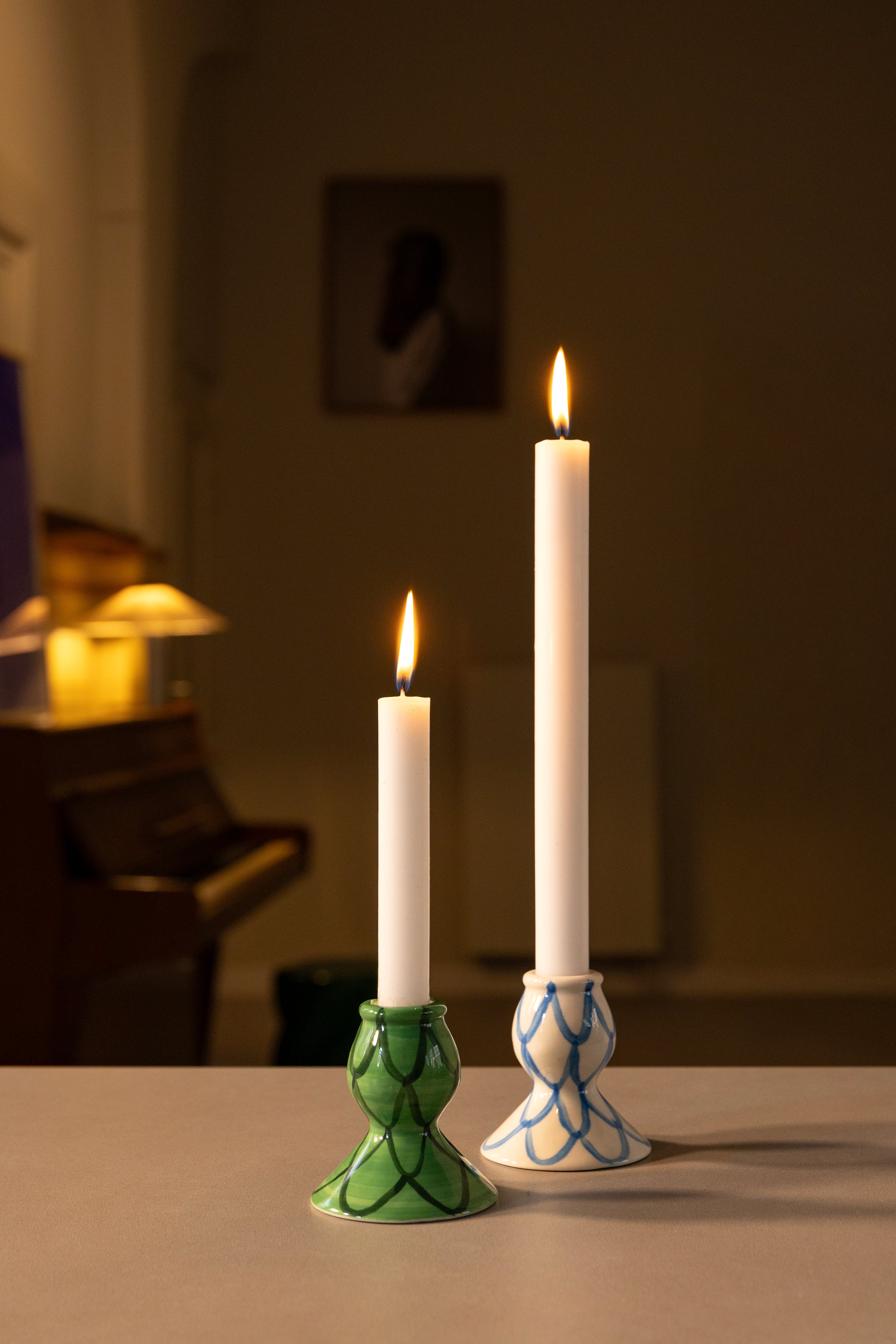 Kerzenhalter SIRENE grün