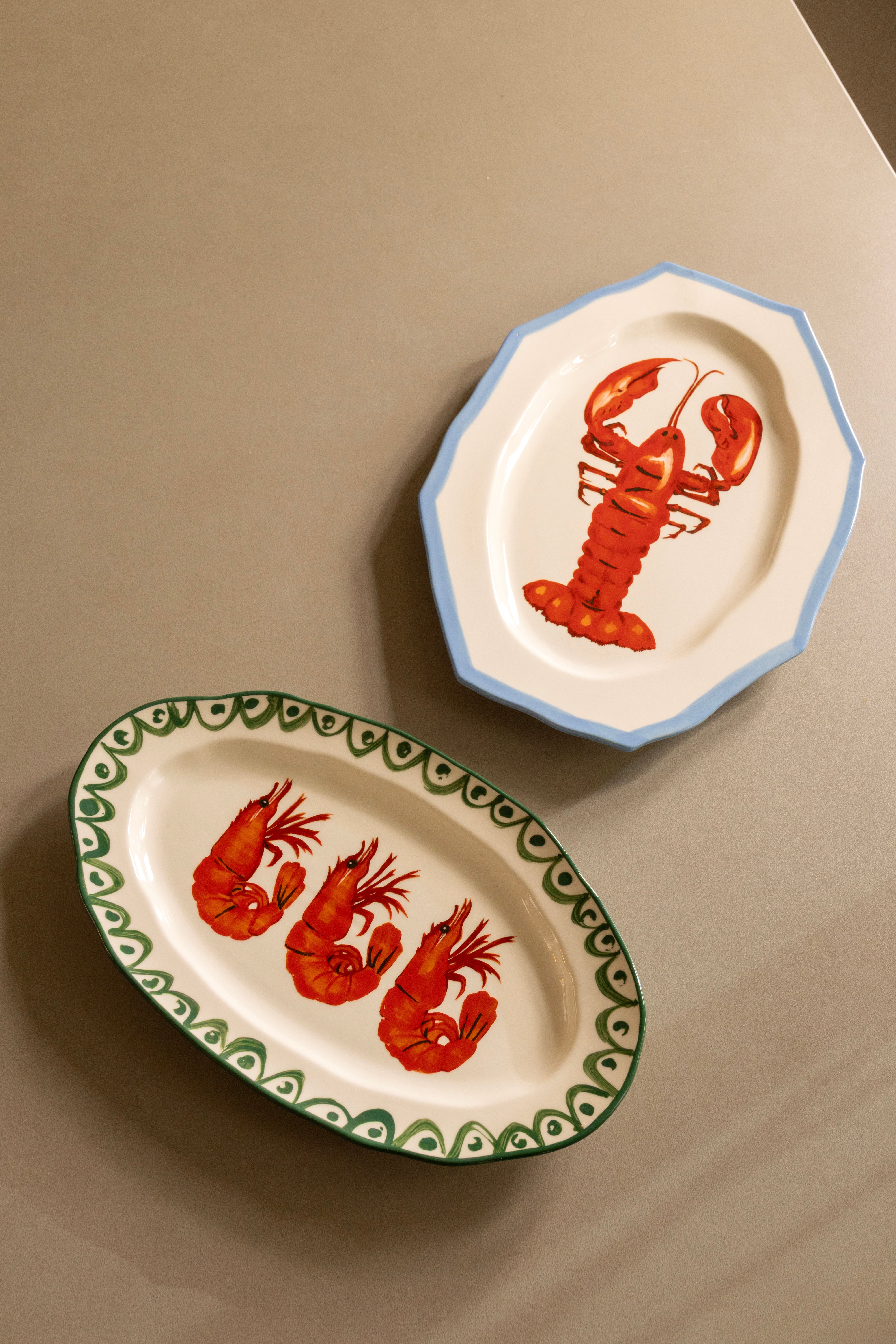 SIRENE LOBSTER porcelain platter