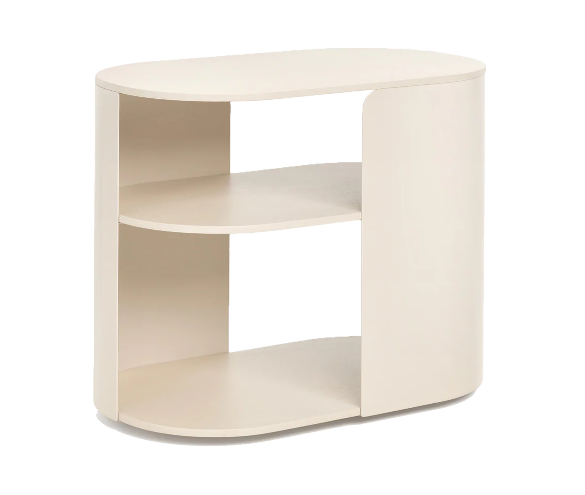 Sandfarbene PLATEAU-Schränke