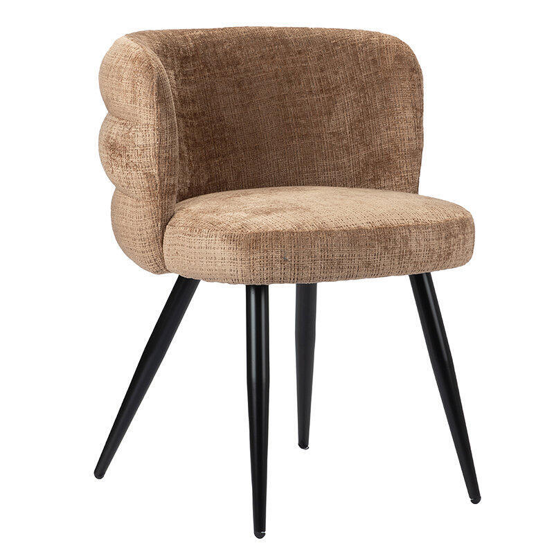 CLOUD Chair in Caramel with Black Base