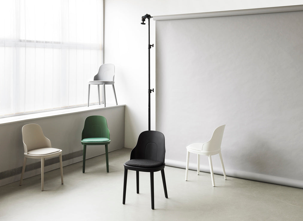 Allez PP Stuhl warm grau mit Sunbrella Canvas -Polster