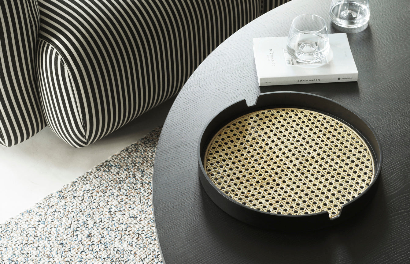 Taba Rdzawa Salon mit Rattan