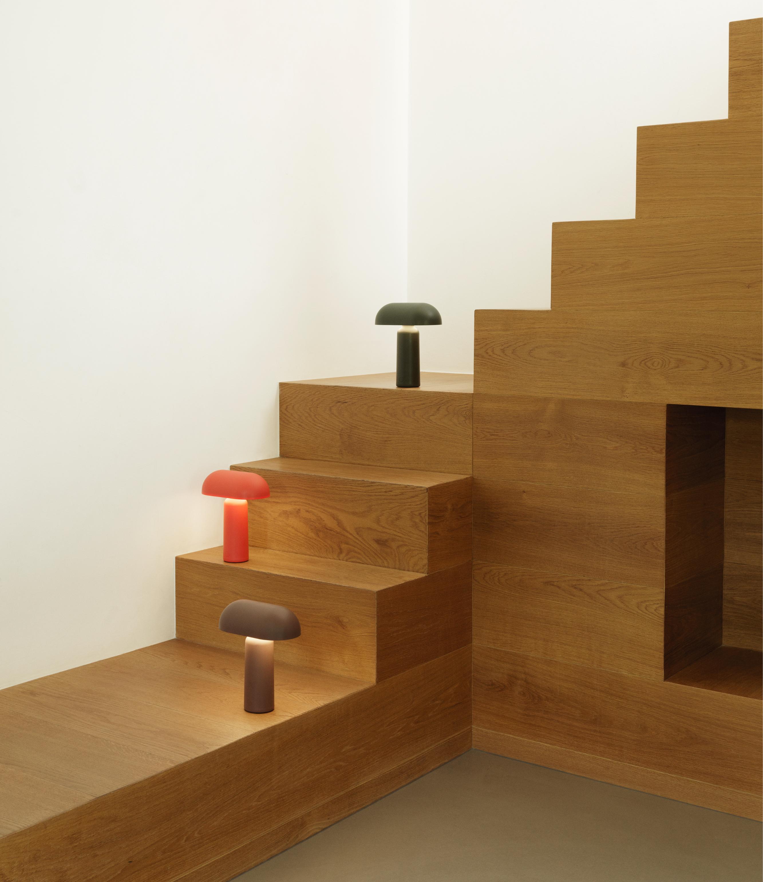 PORTA tragbare Lampe braun