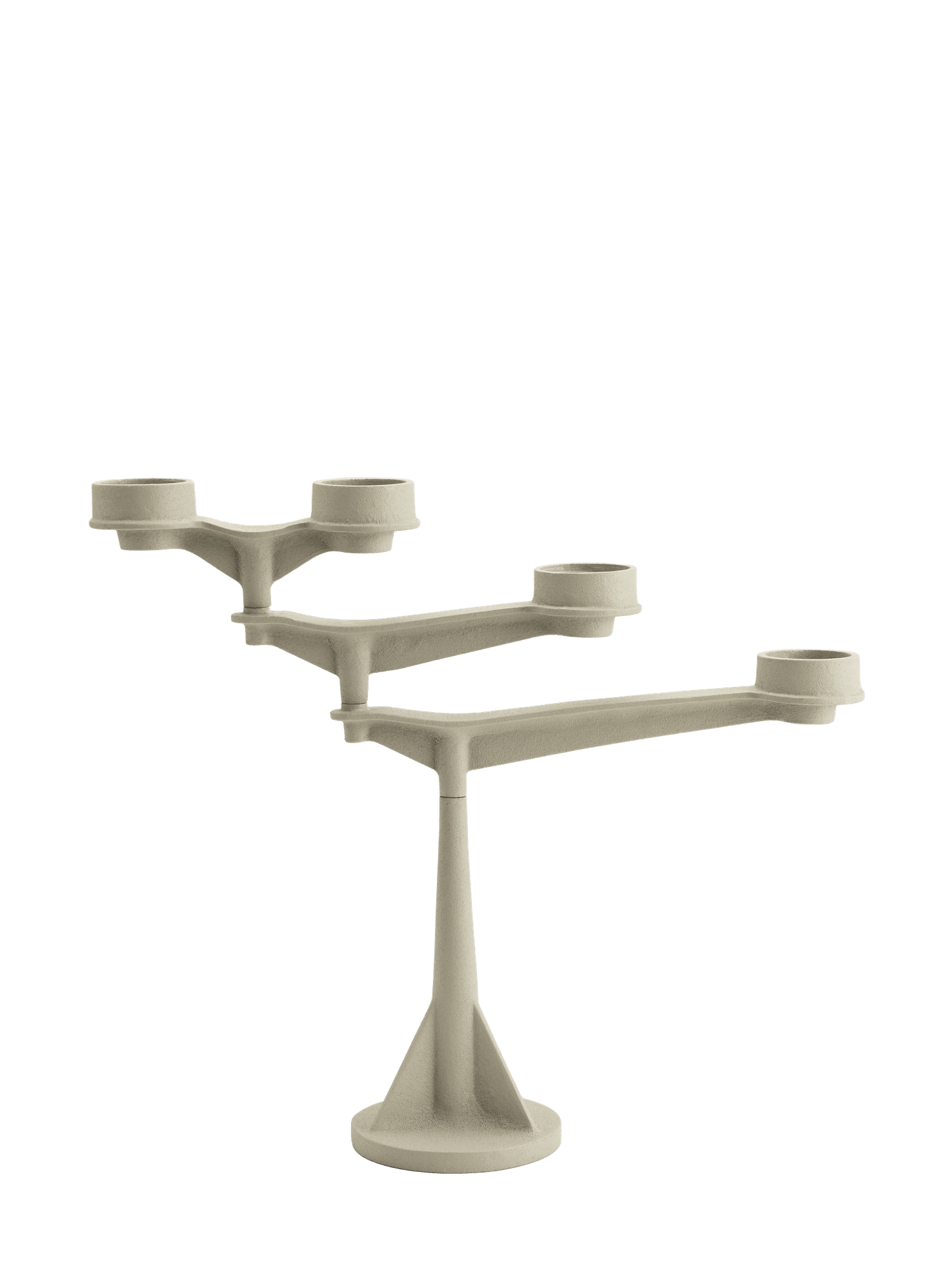 Kerzenhalter SPIN MINI cremefarben