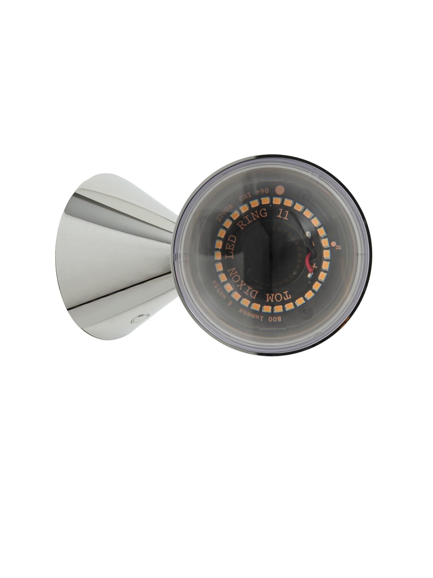 Verstellbare Wandleuchte POSE silber