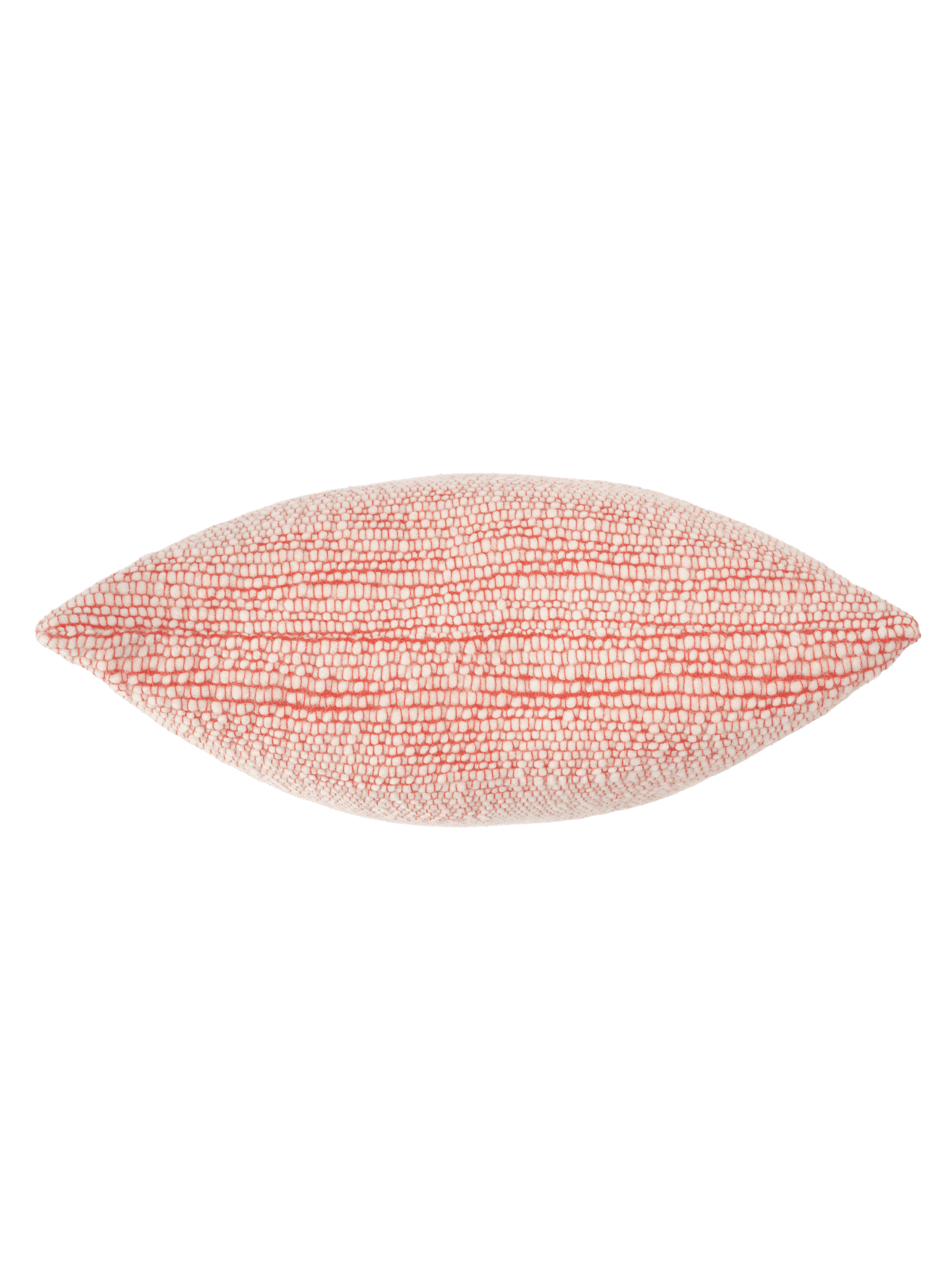 THREAD cushion cream with orange