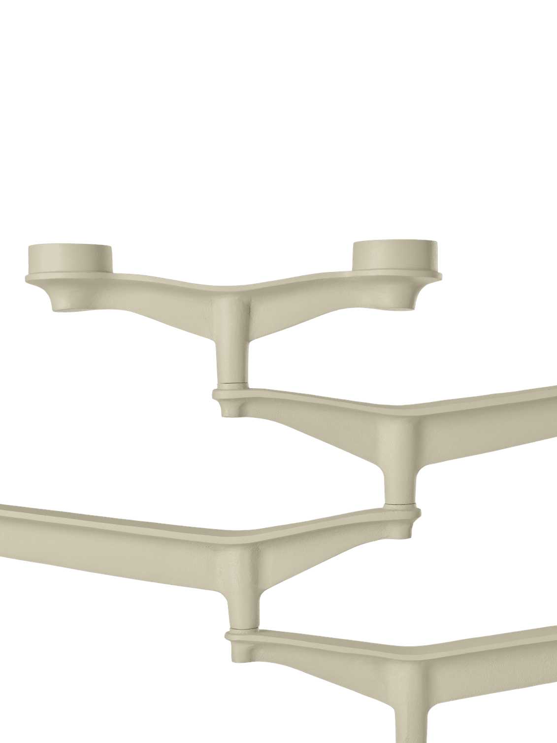 Cream Candle Holder SPIN