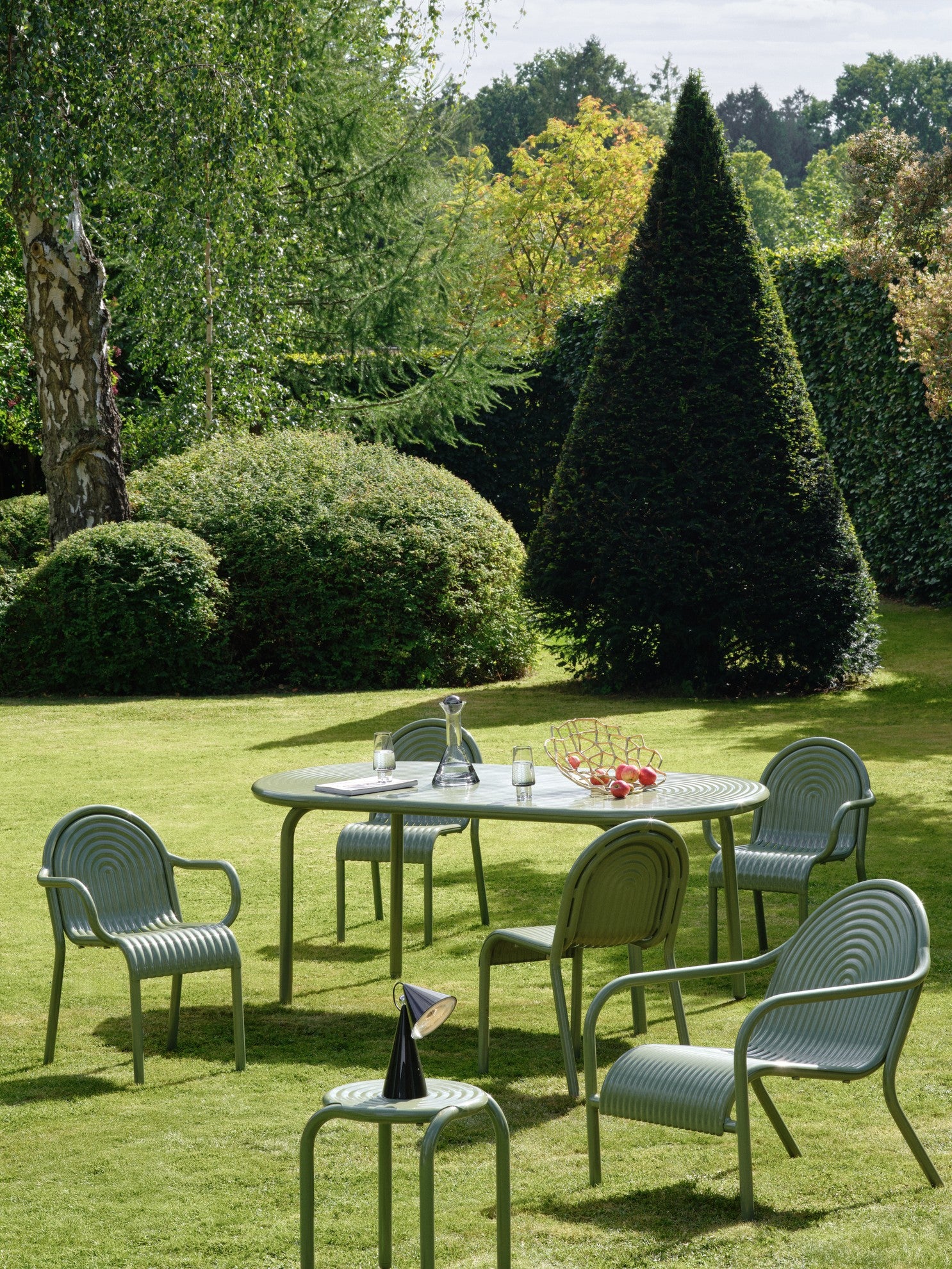 Outdoor Armchair GROOVE Green