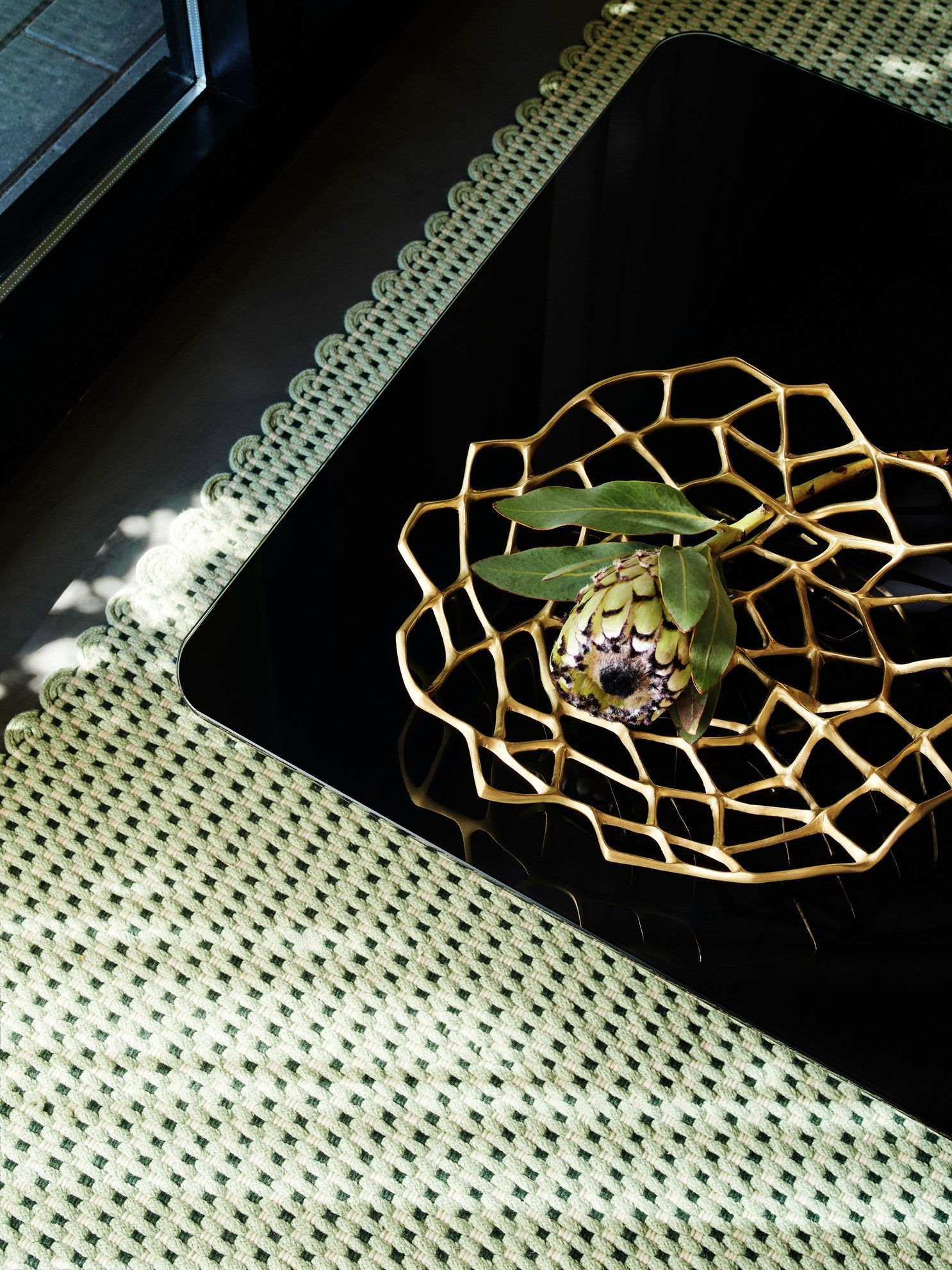 Green CORD Outdoor Rug