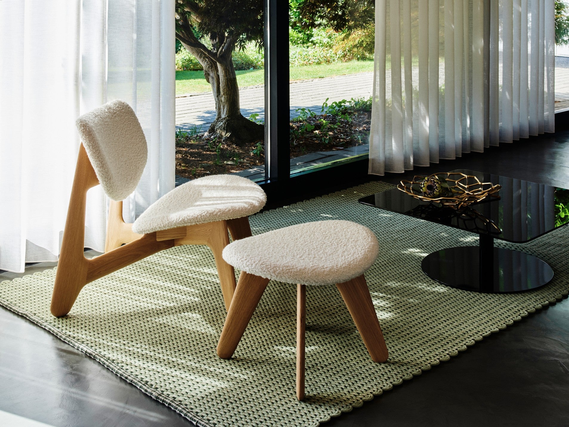 Green CORD Outdoor Rug