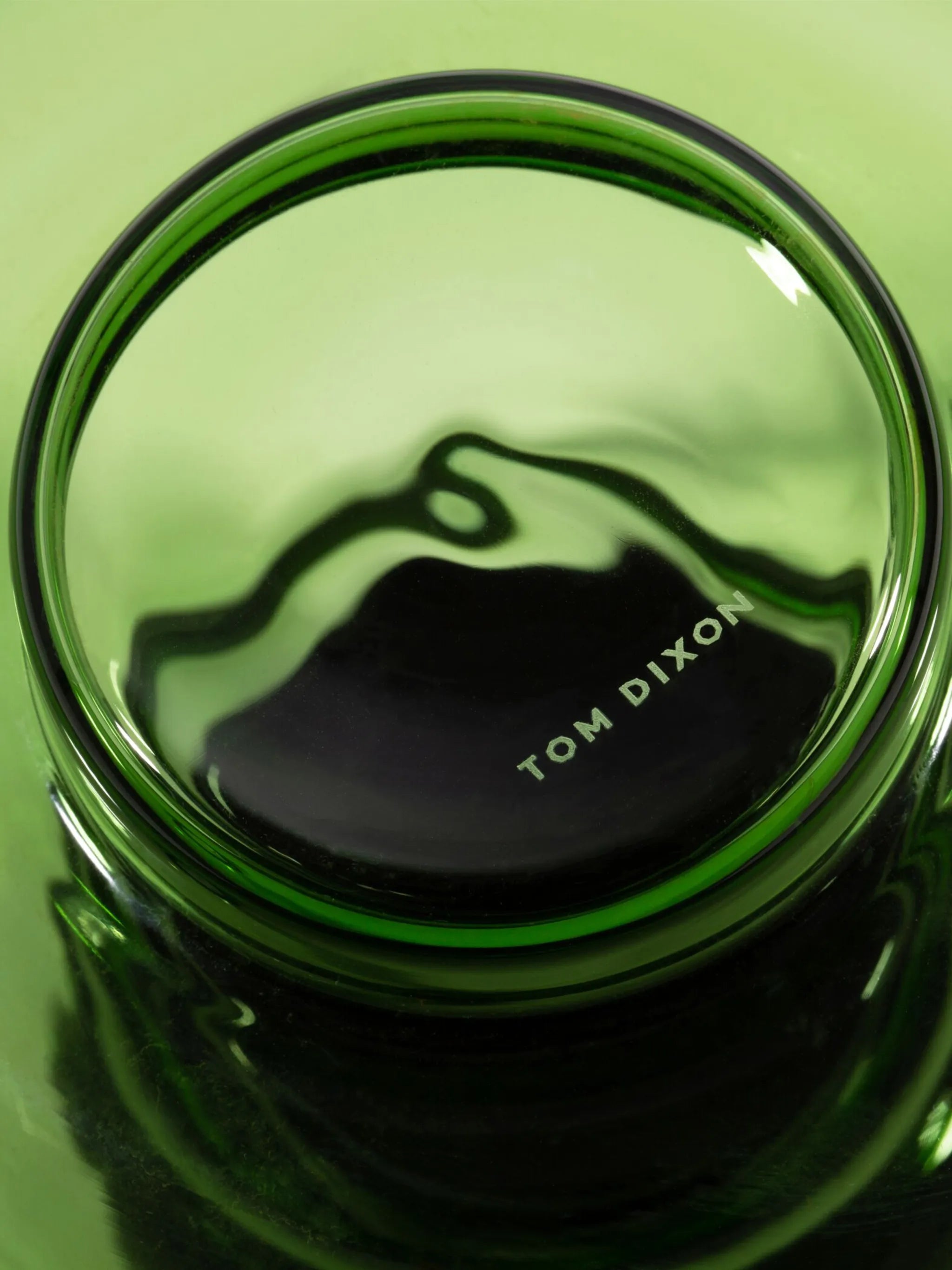 Teekanne BUMP schwarz-grünes Glas