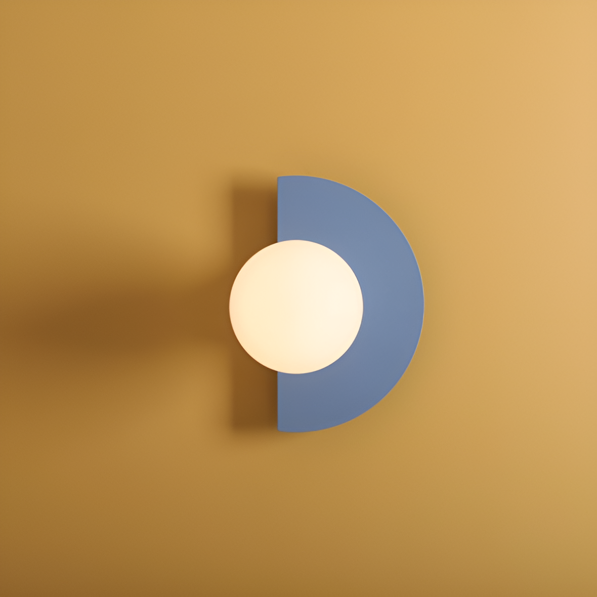 LOOP blaue Wandleuchte