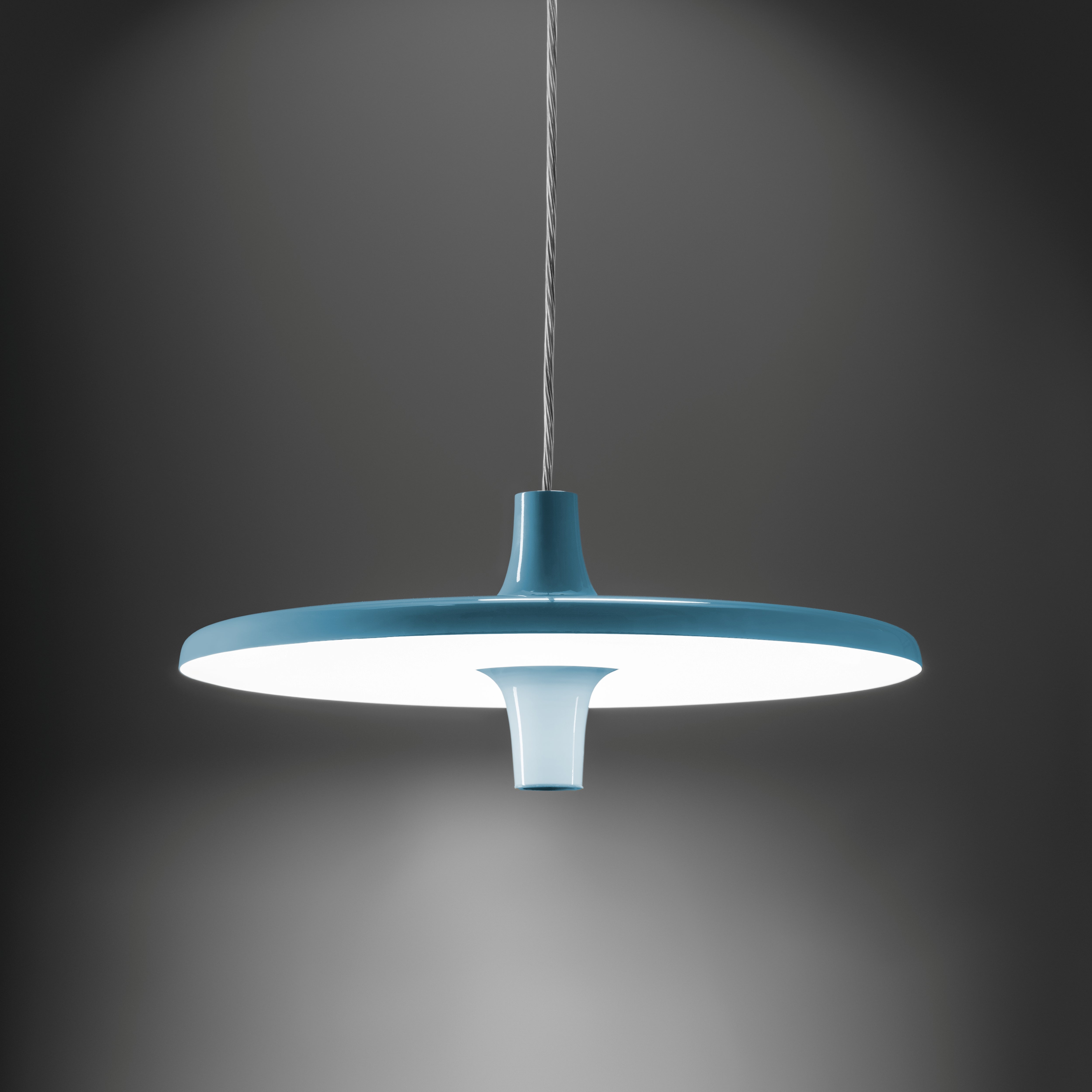 AVRO pendant lamp in glossy blue
