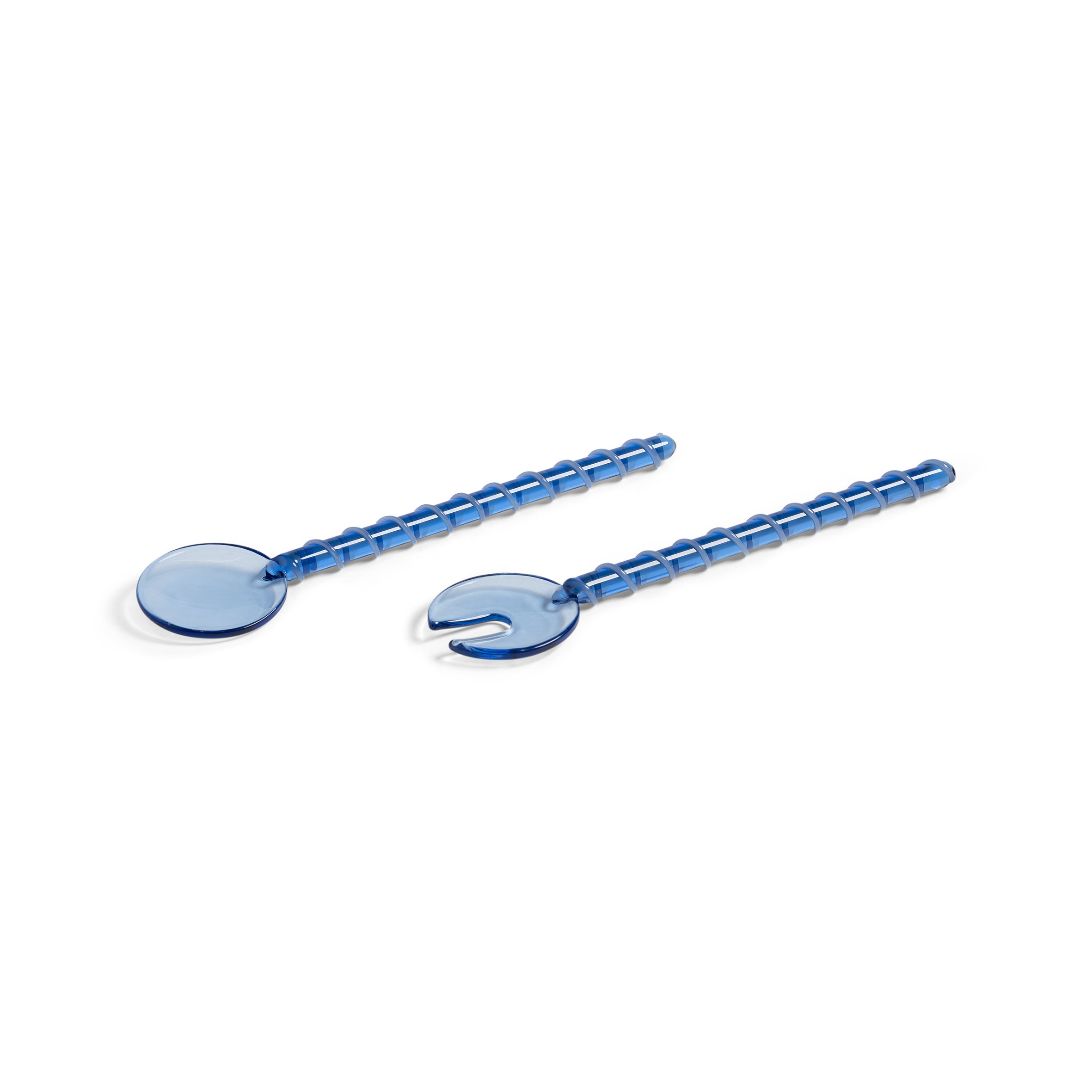 Salatbesteck SLING blau