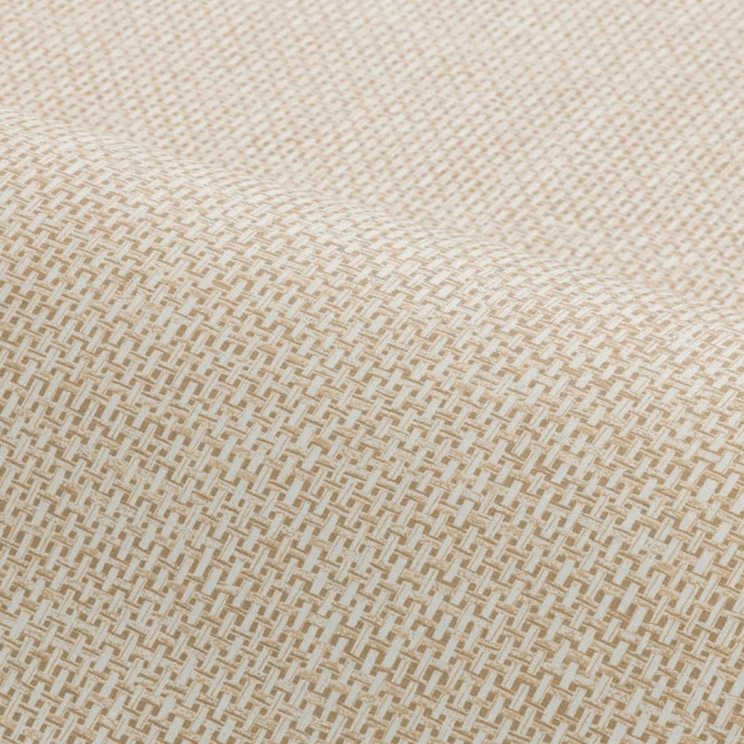 Strukturierte Tapete, die Raphia imitiert VANNORA - COQUILLE sandbeige