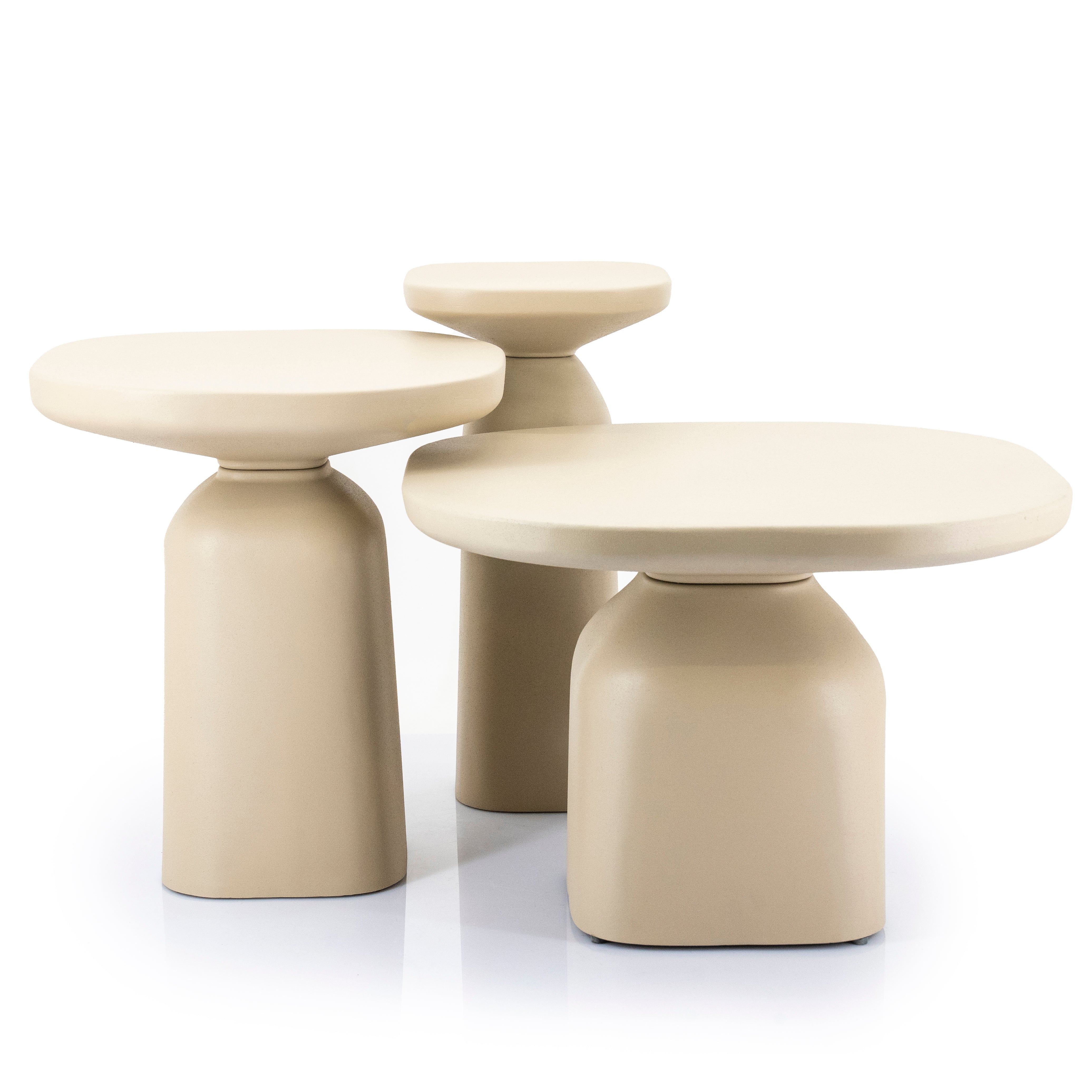 SQUAND Beige Side Table
