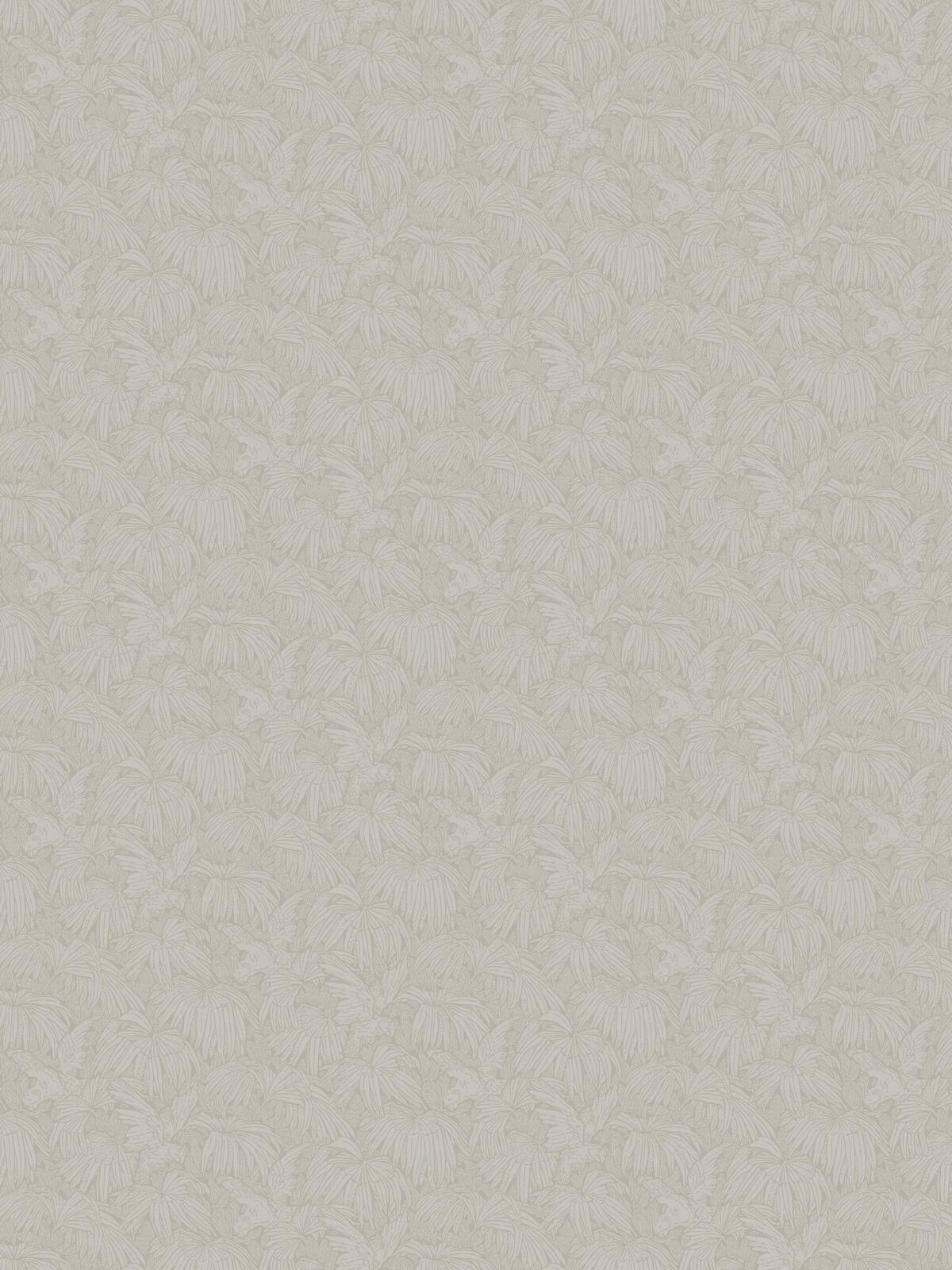 Tapete mit Tiermotiv HIDDEN PARROT beige mit Grau