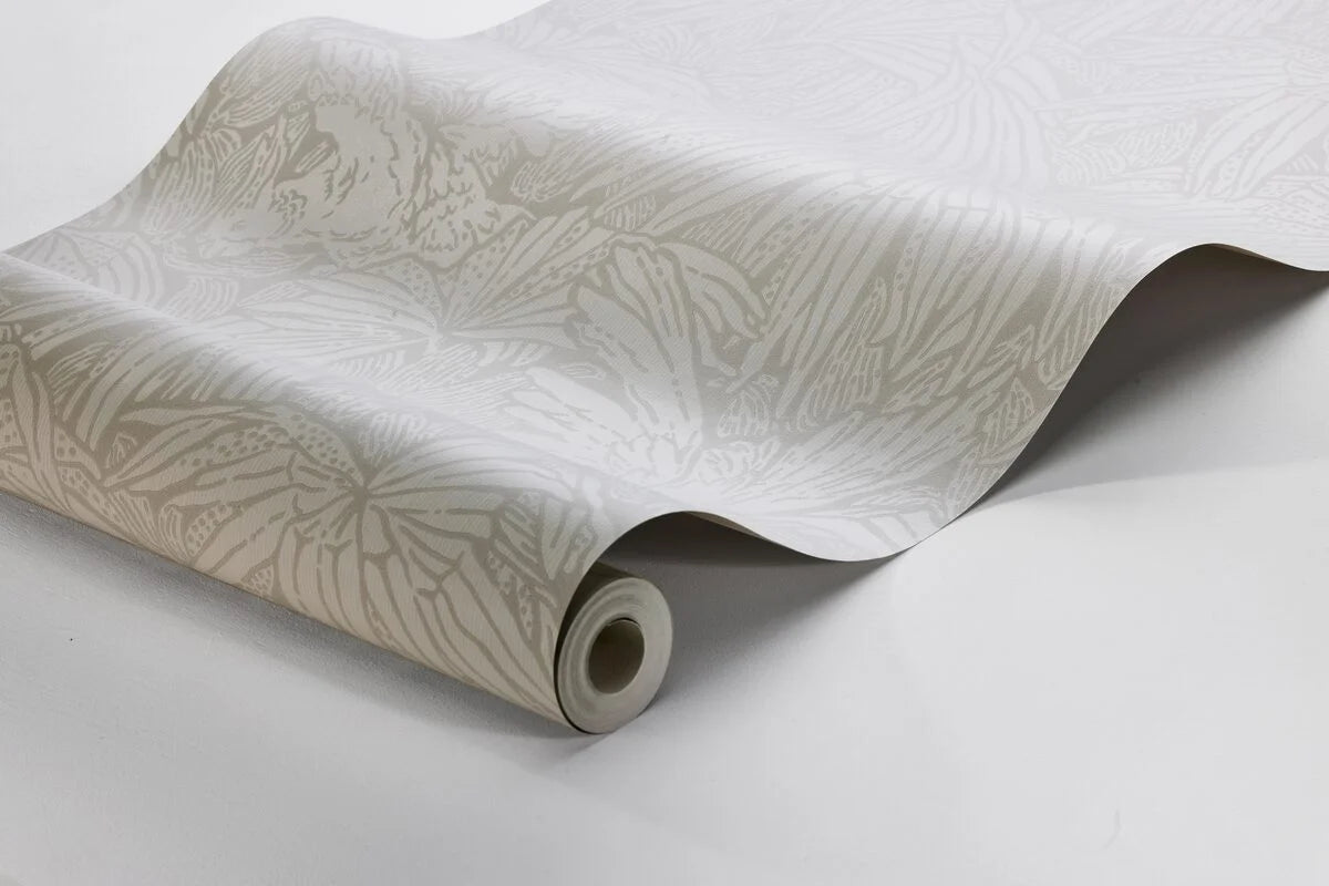 Tapete mit Tiermotiv HIDDEN PARROT beige mit Grau