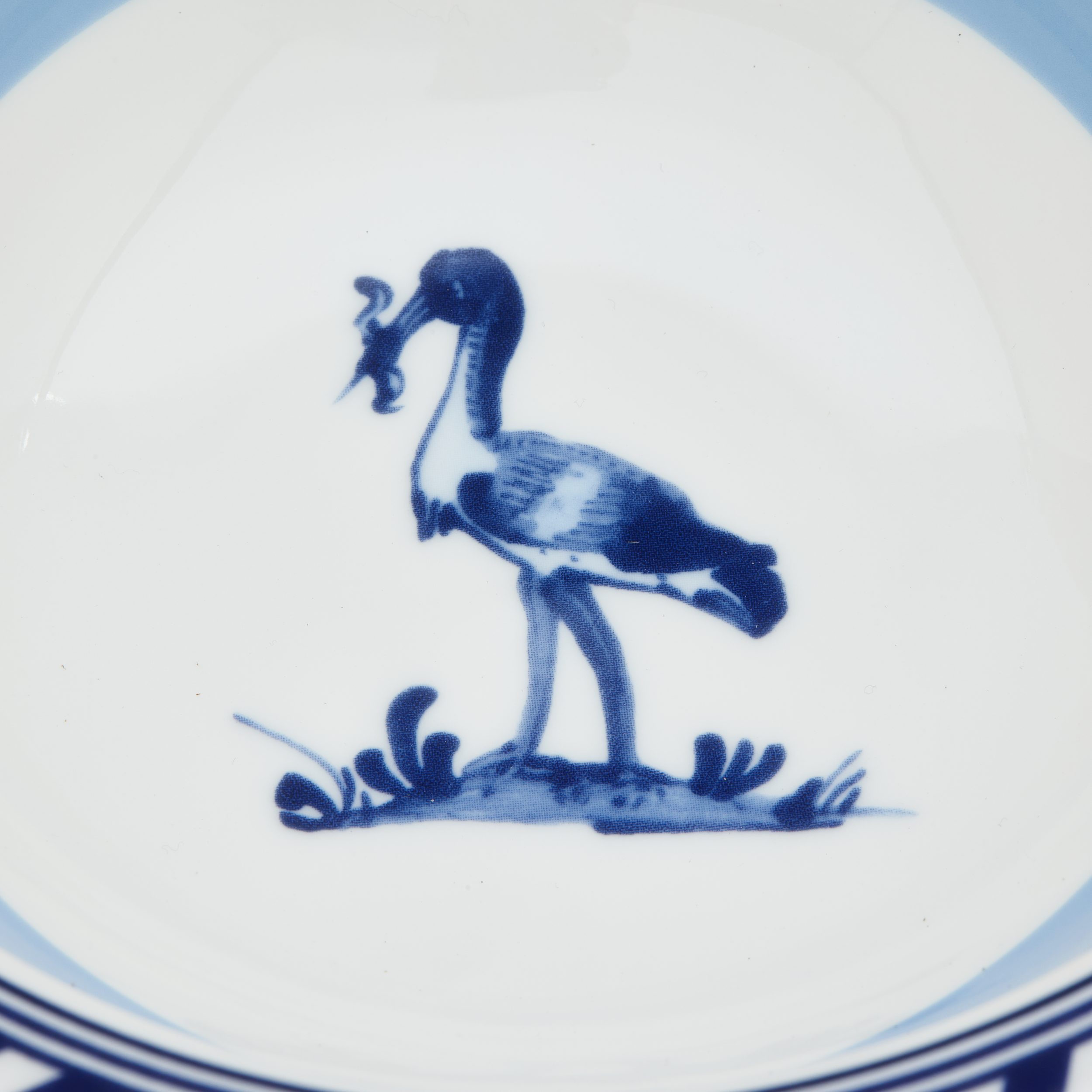 Miska BIRD weiß mit Blau