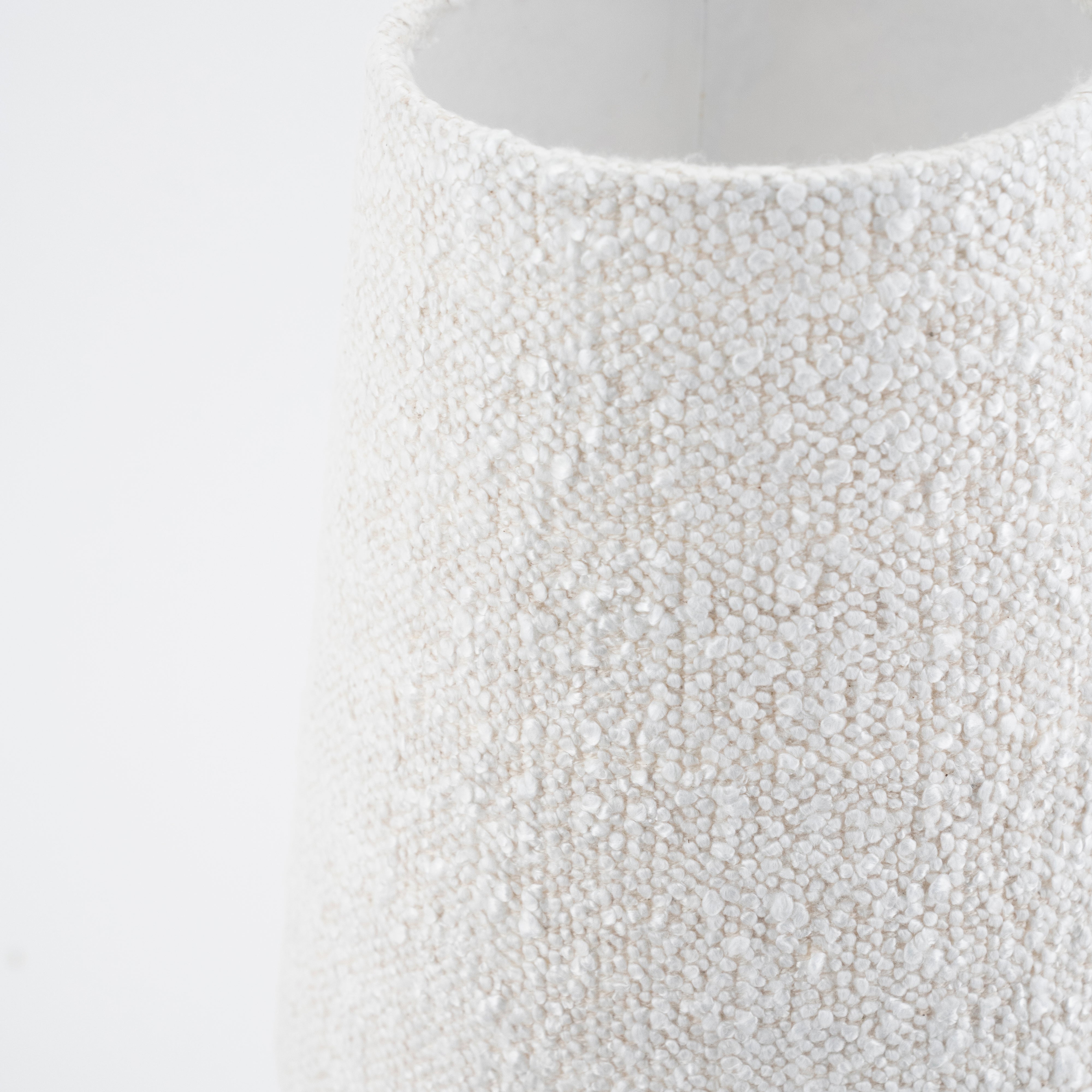 DAWN table lamp light beige with dark brown base