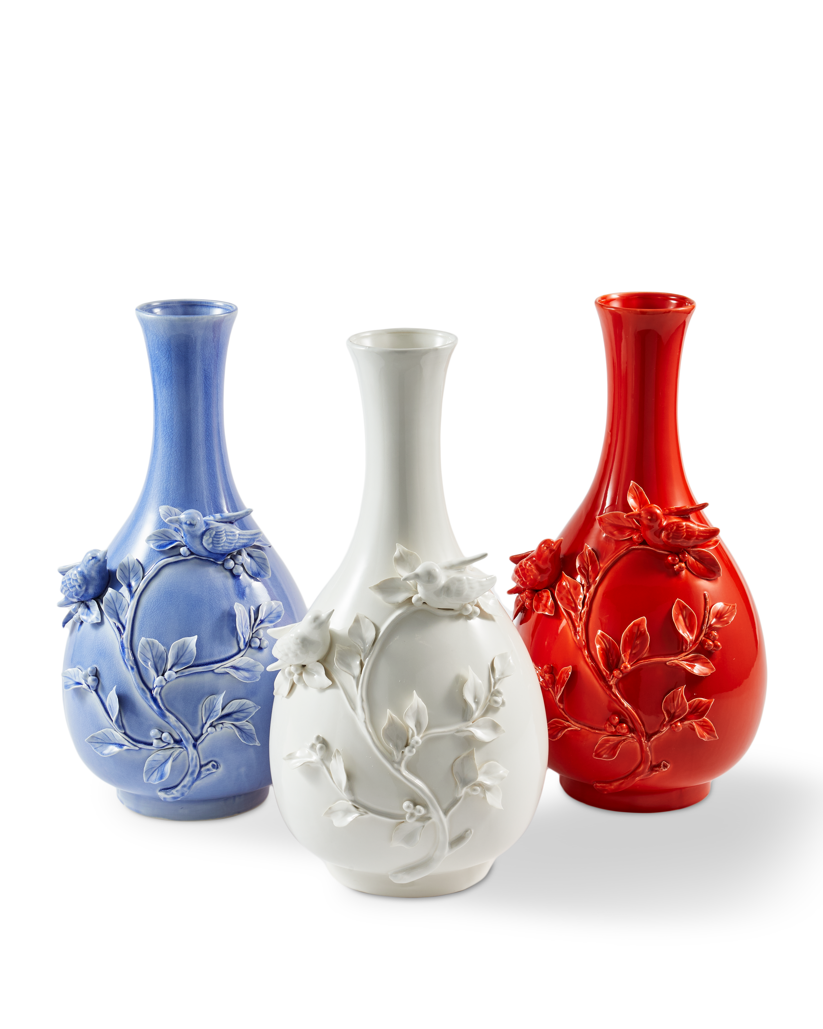 Wazon 3D VÖGEL dunkelorange