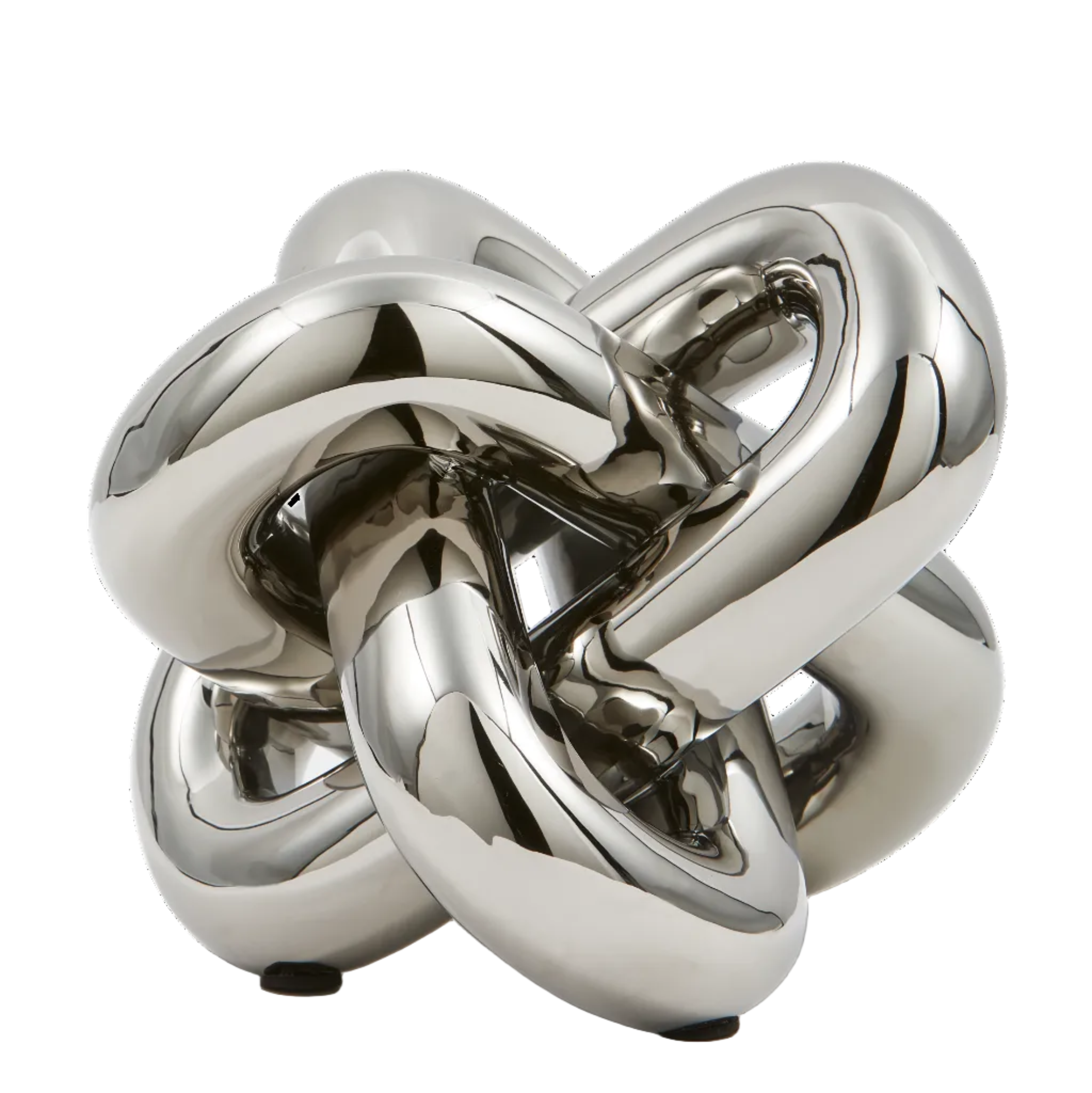 Dekorative Figur MOVING CHAIN silber