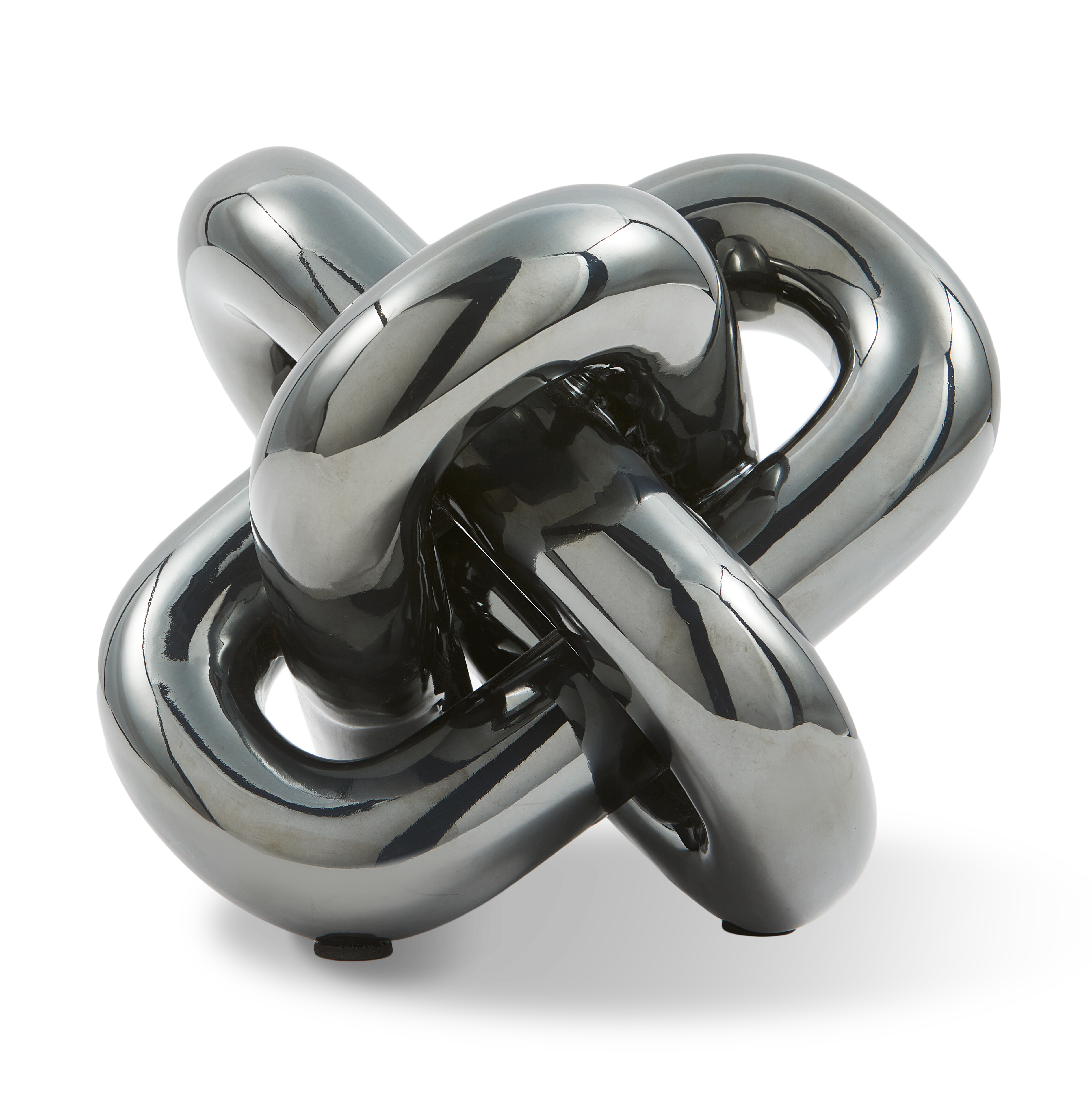 Dekorative Figur MOVING CHAIN dunkelgrau