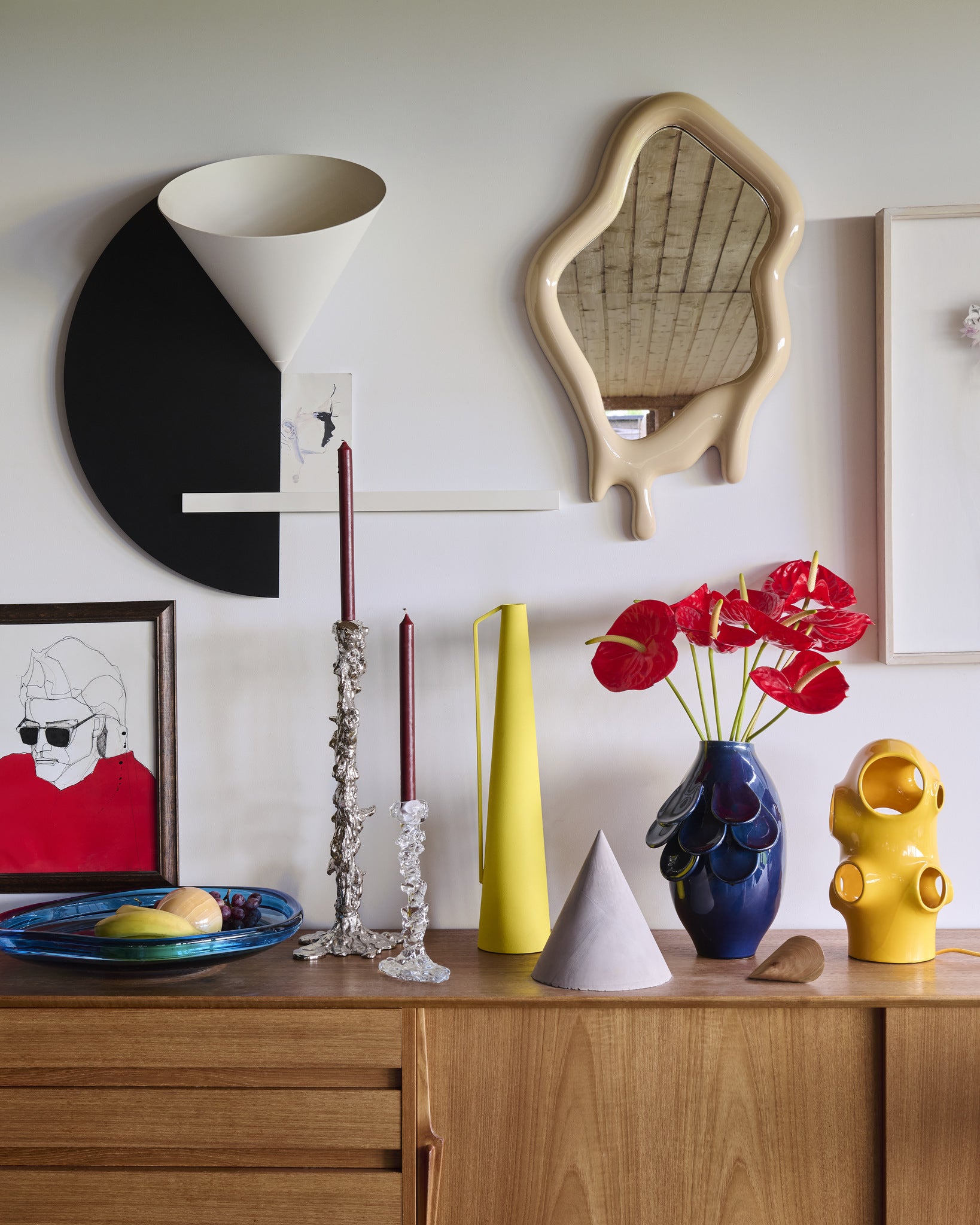 BULLE Tischleuchte orange