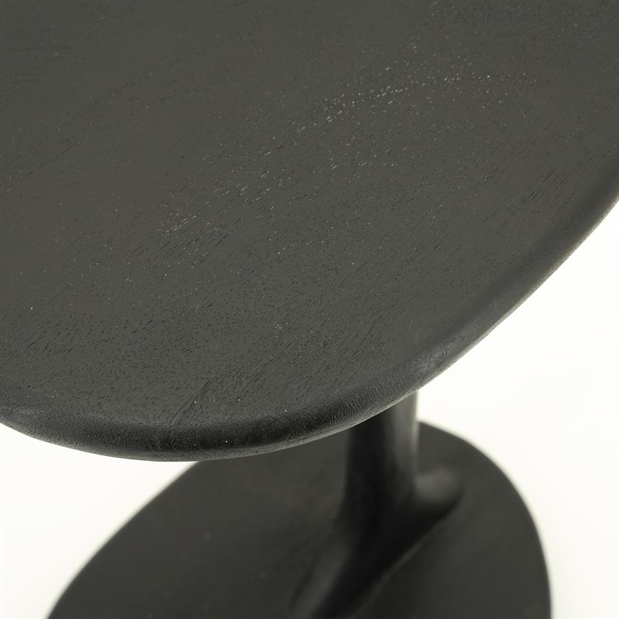 FENIX Side Table Black Mango Wood