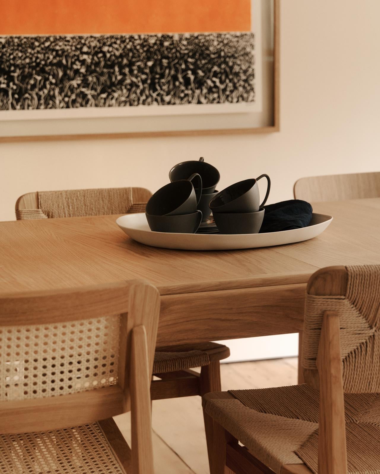 Ausziehbarer Tisch S-TABLE aus Eichenholz