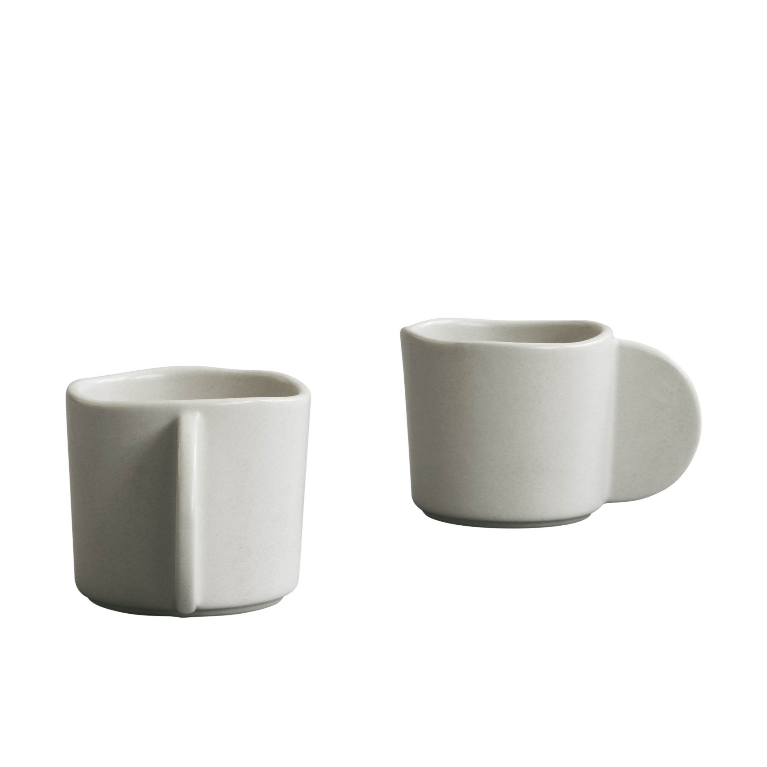 NATIVE Mug Set White Stoneware